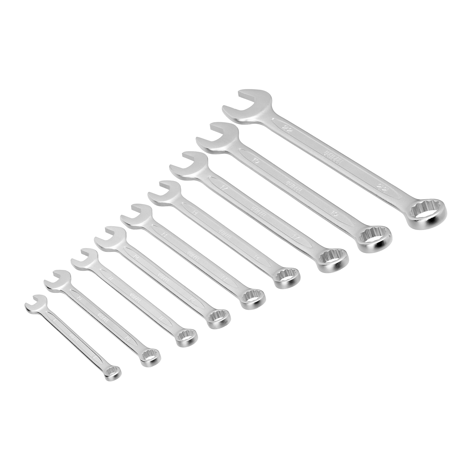 Набор инструментов, 1/2", 1/4", CrV, S2, пластиковый кейс, 82 предмета Denzel