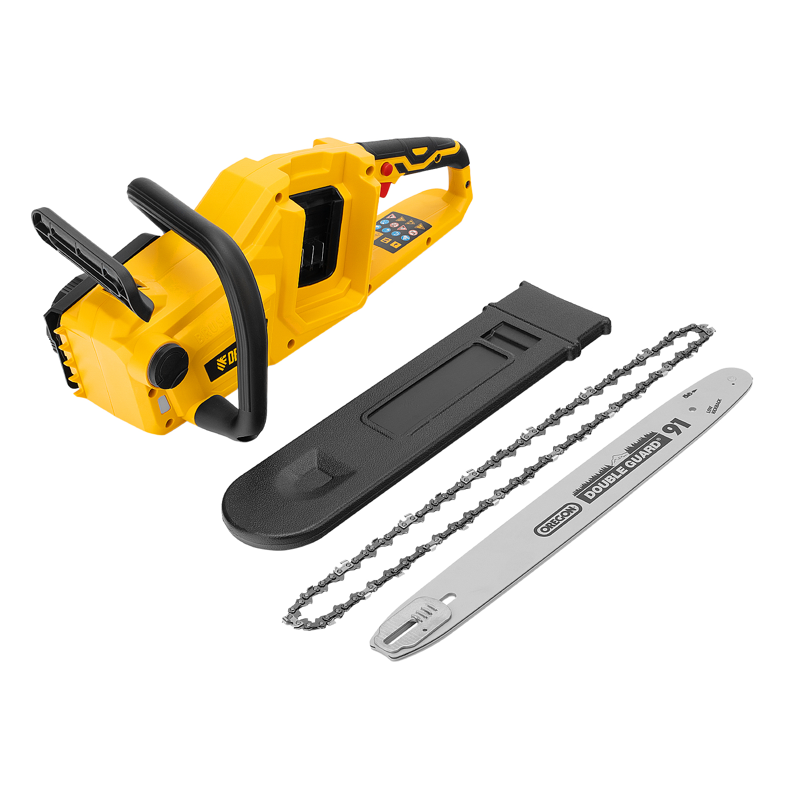 Цепная пила аккумуляторная бесщет. RCS400-36-0, Li-ion, 36 В, шина 400 мм Denzel