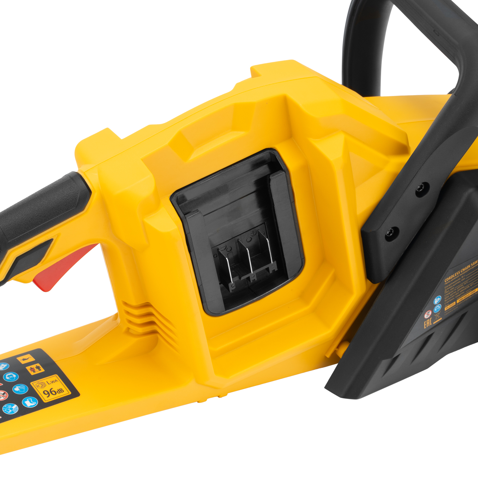 Цепная пила аккумуляторная бесщет. RCS400-36-0, Li-ion, 36 В, шина 400 мм Denzel