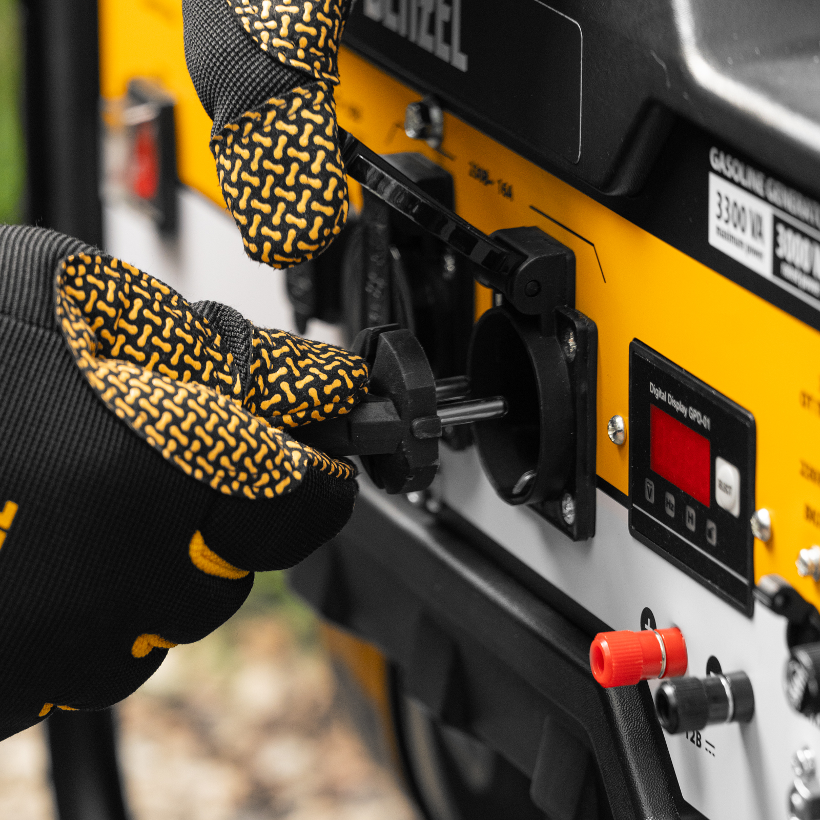 Удлинитель-шнур силовой Garden Series, б/з, ПВС, 20м, 1 розетка, 2 x 1 мм, Denzel