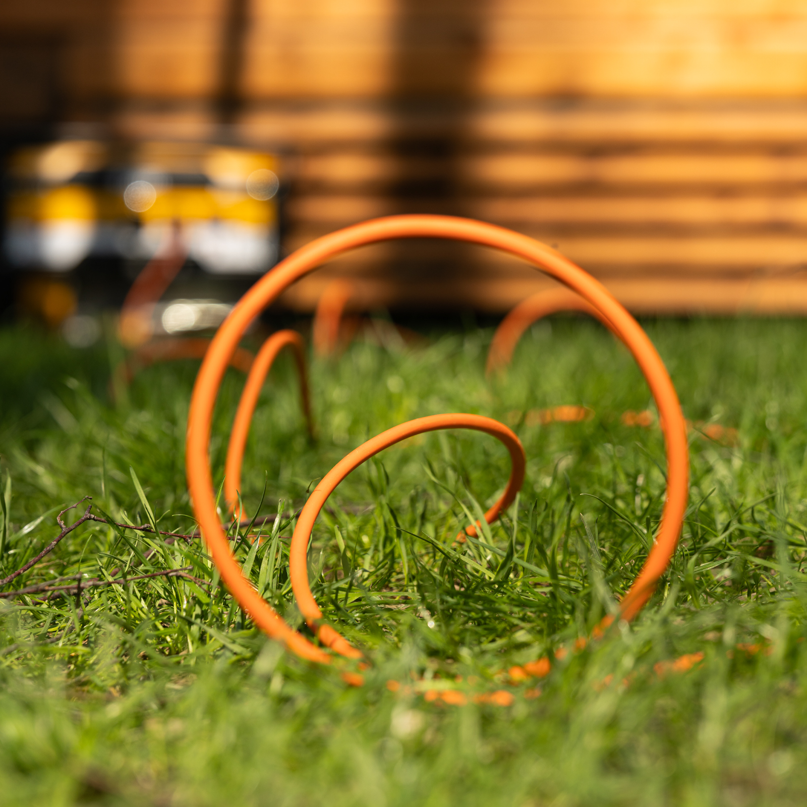 Удлинитель-шнур силовой Garden Series, б/з, ПВС, 10м, 1 розетка, 2 x 1,5 мм, Denzel