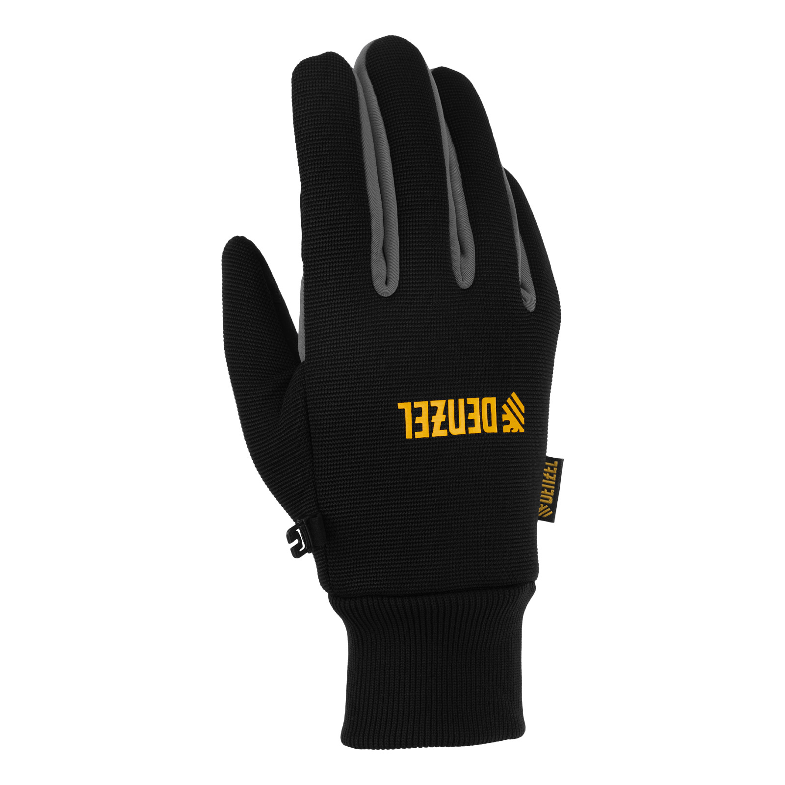 Перчатки универсальные, двойные, работа с сенсорным экраном, вязаная манжета, размер 9 Denzel