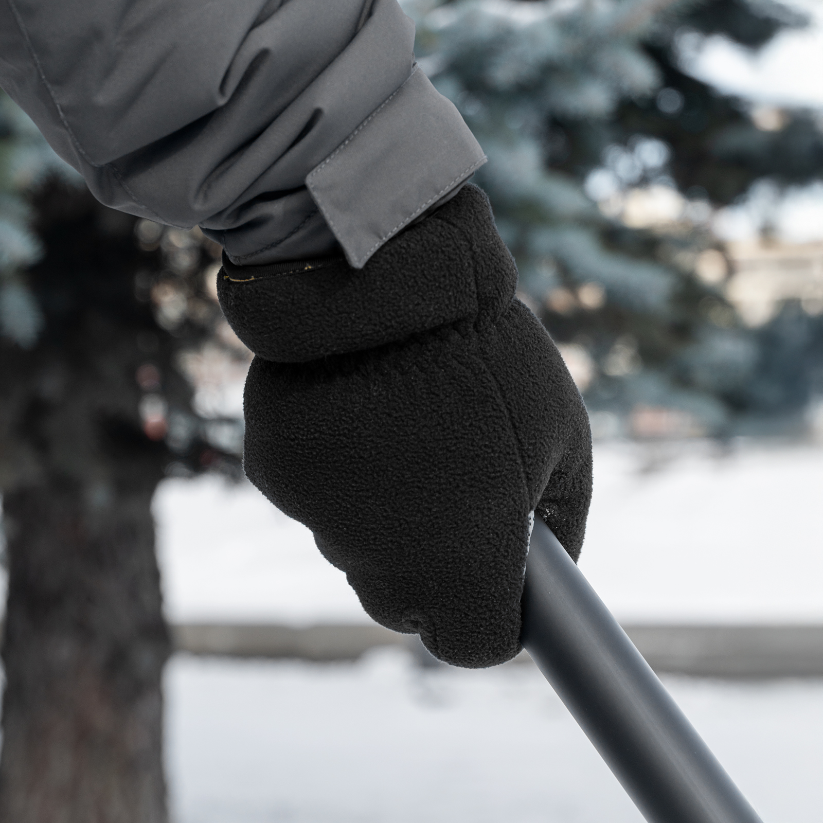 Перчатки универсальные, двойные, ПВХ нанесение, размер 8 Denzel