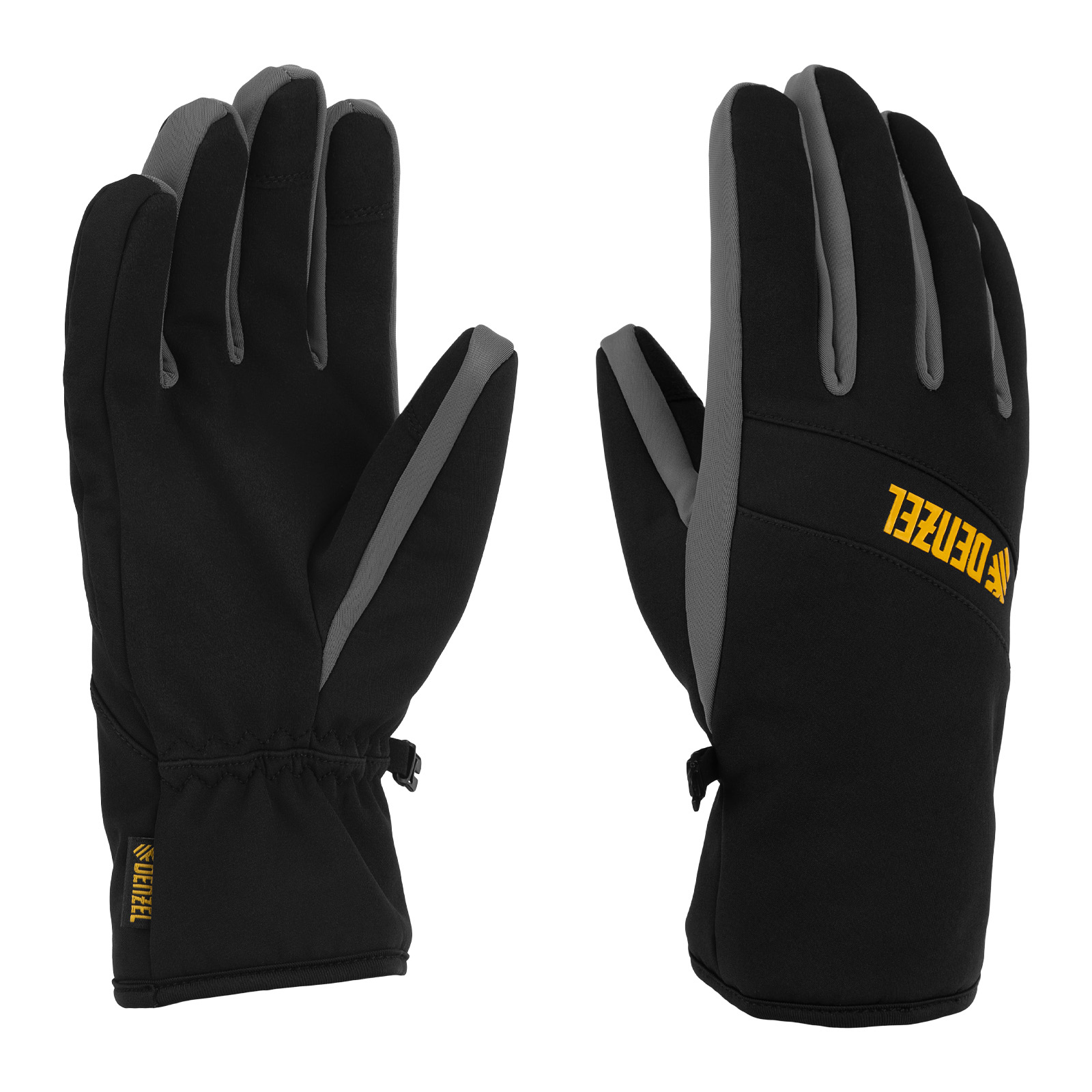 Перчатки универсальные, двойные, работа с сенсорным экраном, размер 9 Denzel