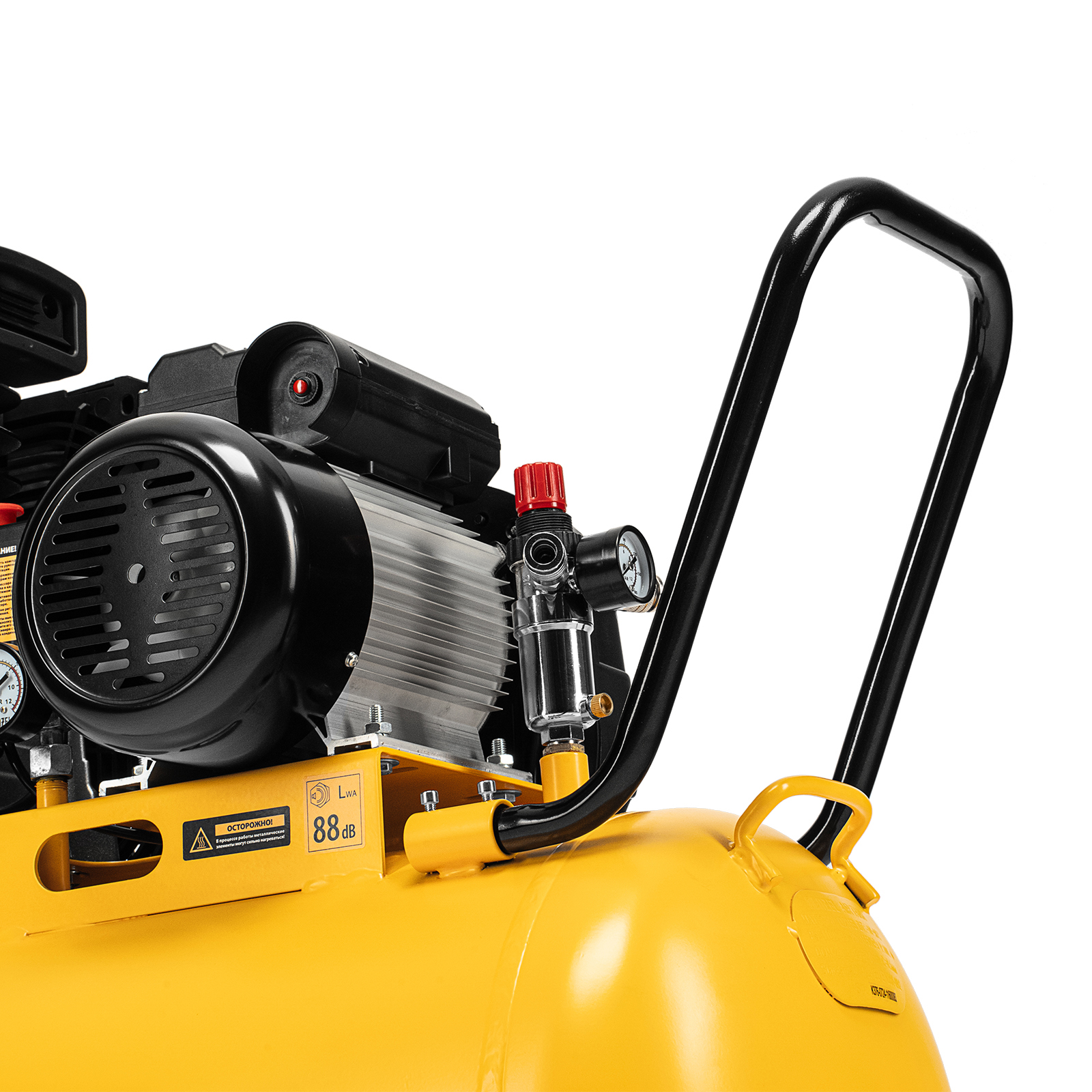 Компрессор воздушный рем. привод BCI 2200/100, 2,2 кВт, 100 литров, 420 л/мин Denzel