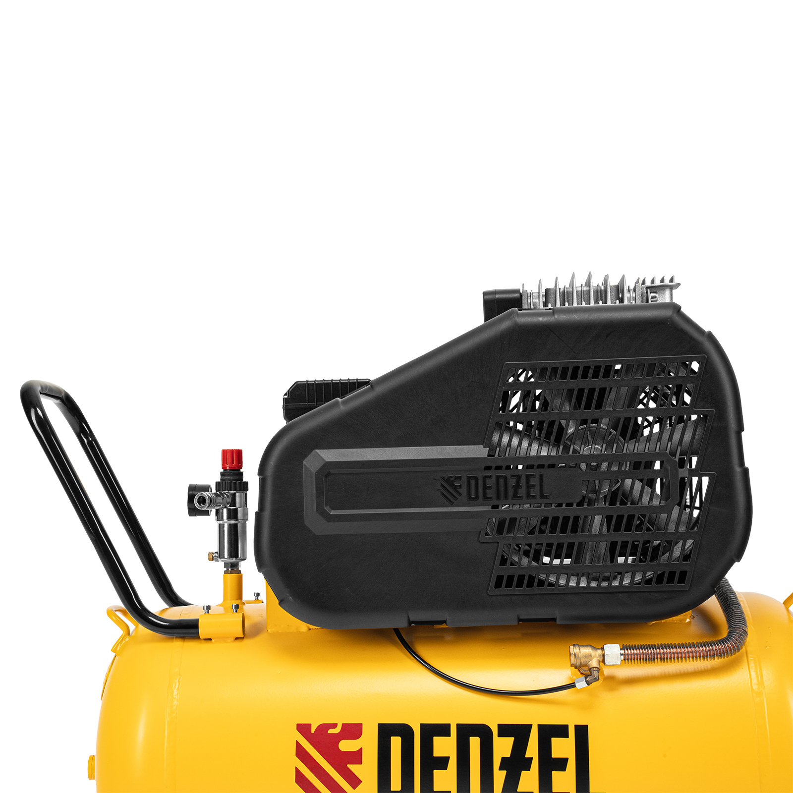 Компрессор воздушный рем. привод BCI 2200/100, 2,2 кВт, 100 литров, 420 л/мин Denzel