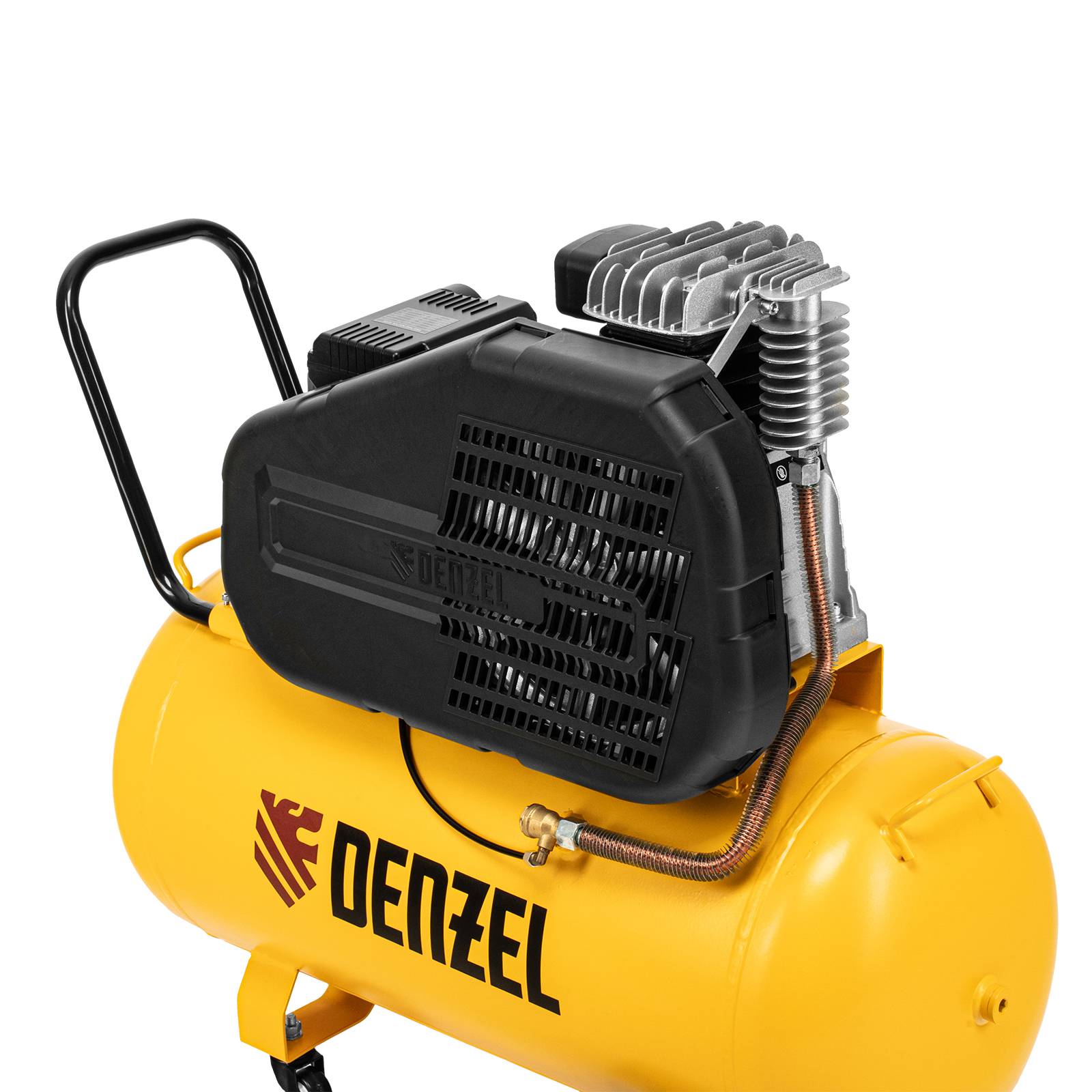 Компрессор воздушный рем. привод BCI 2200/100, 2,2 кВт, 100 литров, 420 л/мин Denzel