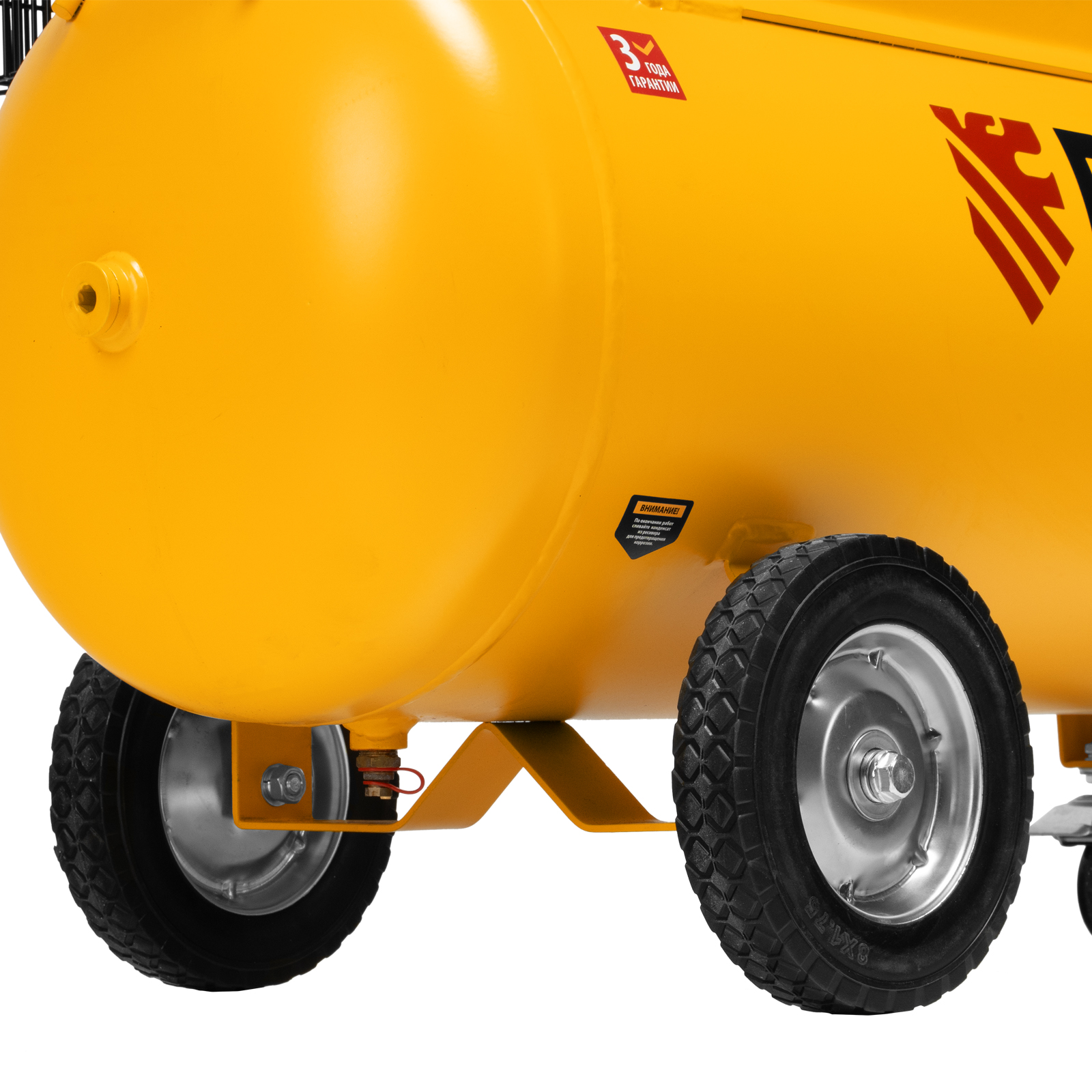 Компрессор воздушный рем. привод BCV 4000-T/100, 4,0 кВт, 100 литров, 690 л/мин Denzel