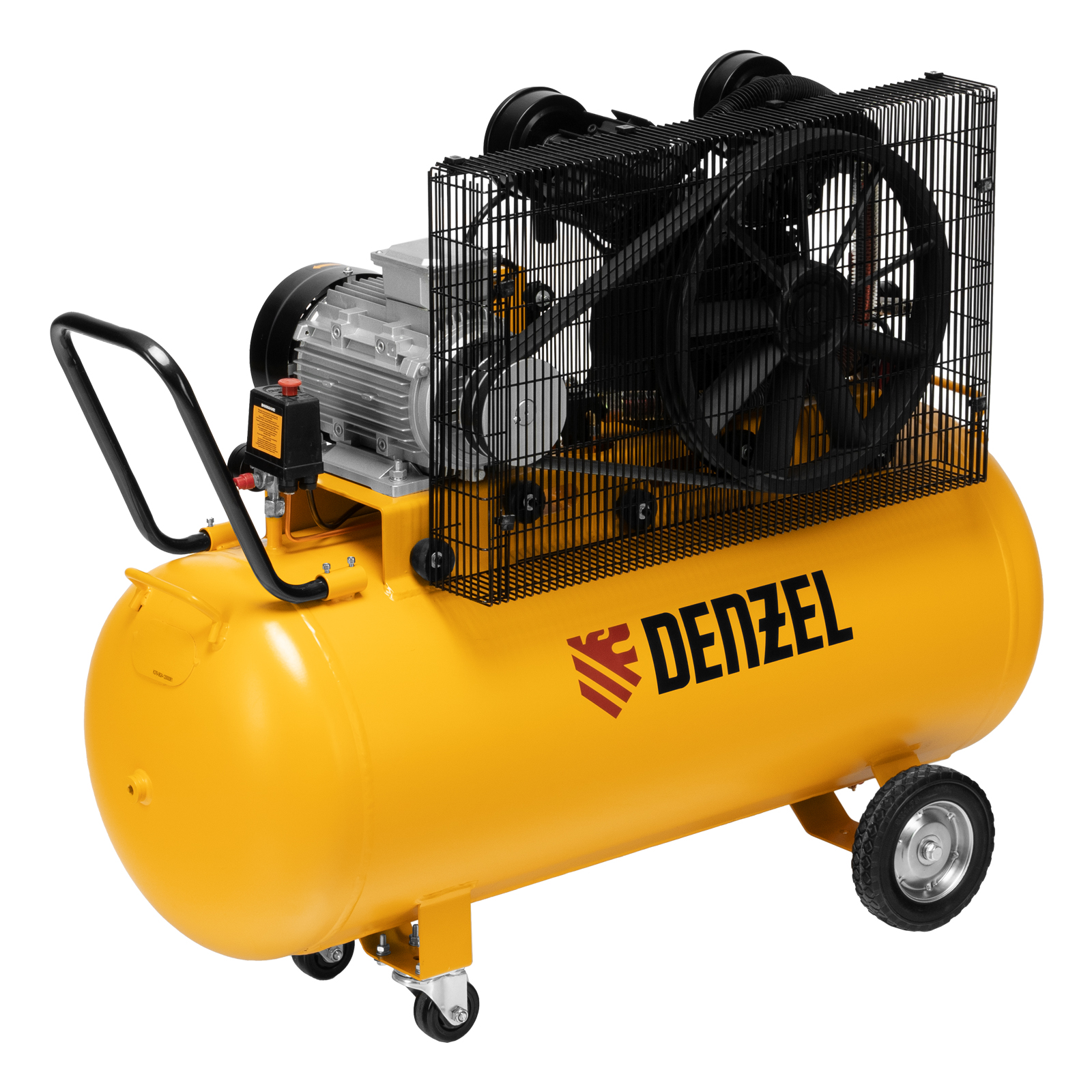 Компрессор воздушный рем. привод BCV 4000-T/200, 4,0 кВт, 200 литров, 690 л/мин Denzel