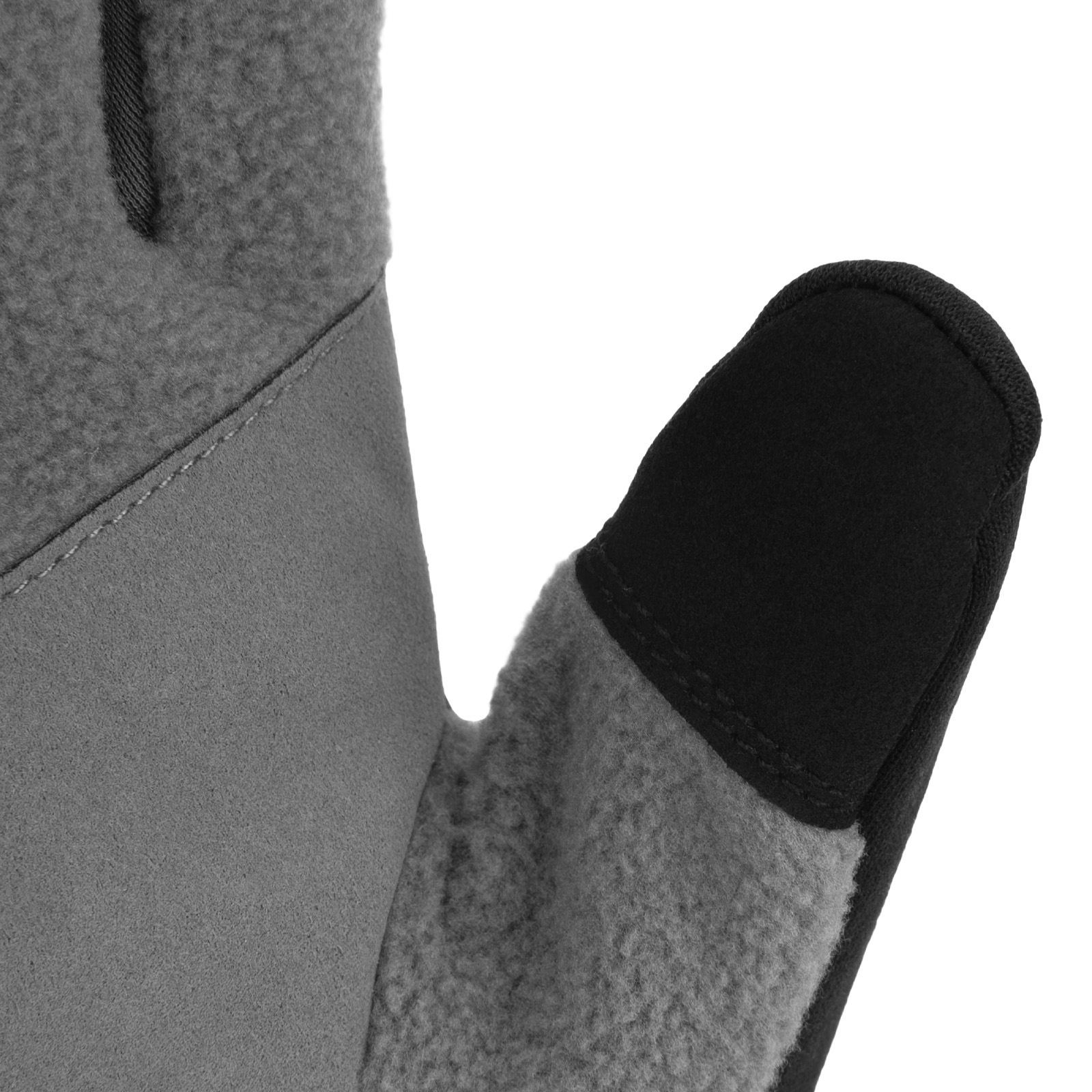 Перчатки универсальные, искусственный мех, работа с сенсорным экраном, размер 9 Denzel