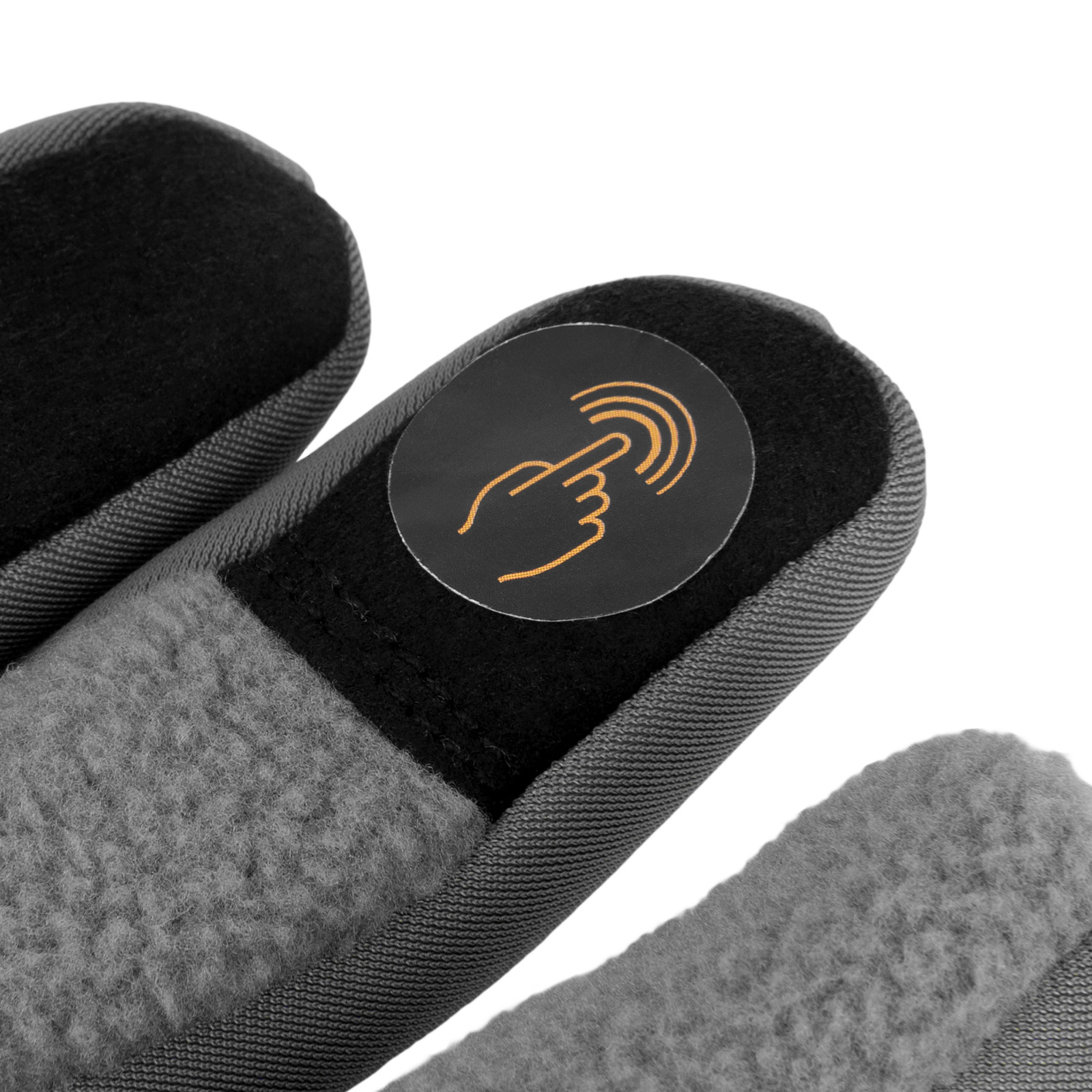 Перчатки универсальные, искусственный мех, работа с сенсорным экраном, размер 9 Denzel