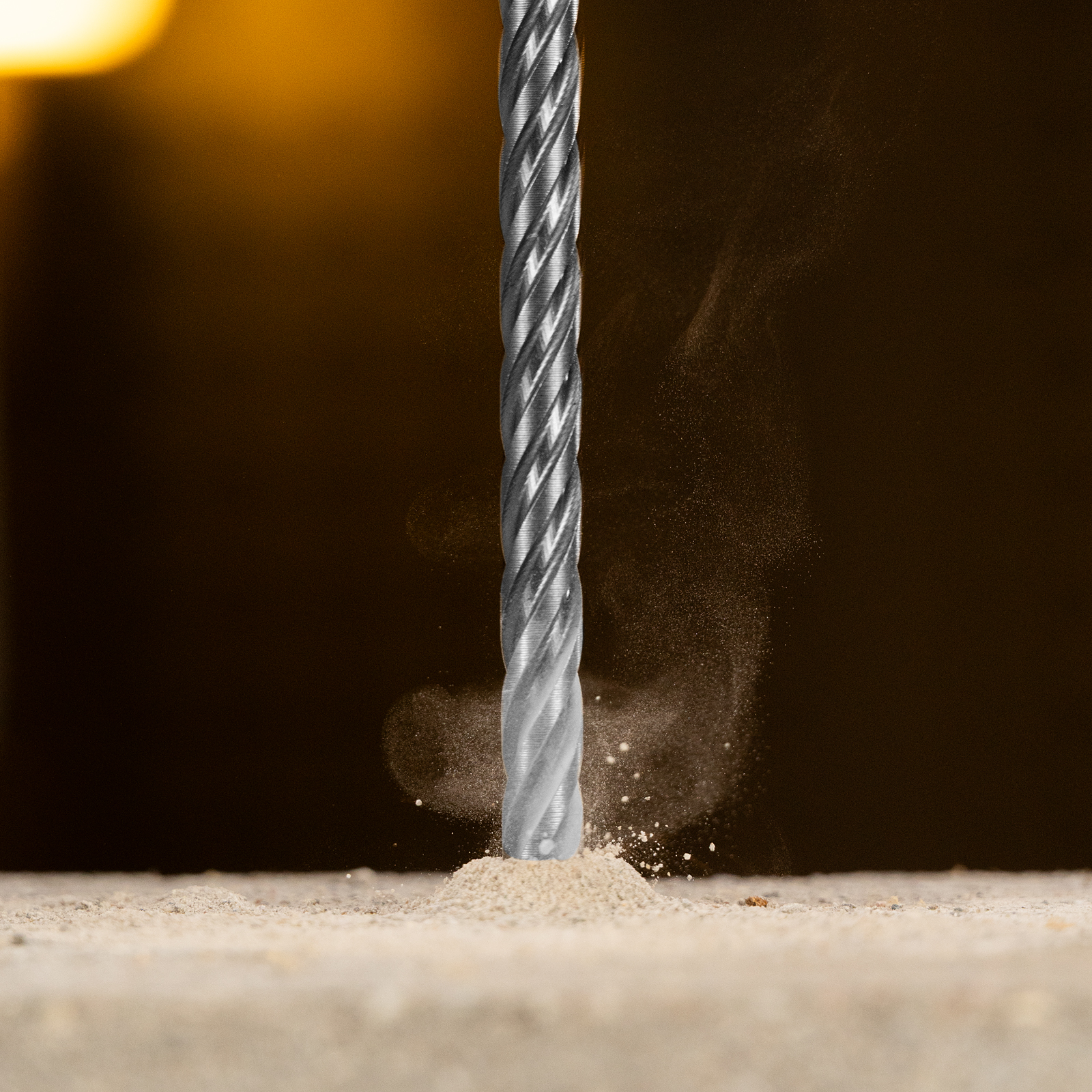 Бур по бетону, цельная крестовая пластина, 10x215 мм, SDS PLUS Denzel