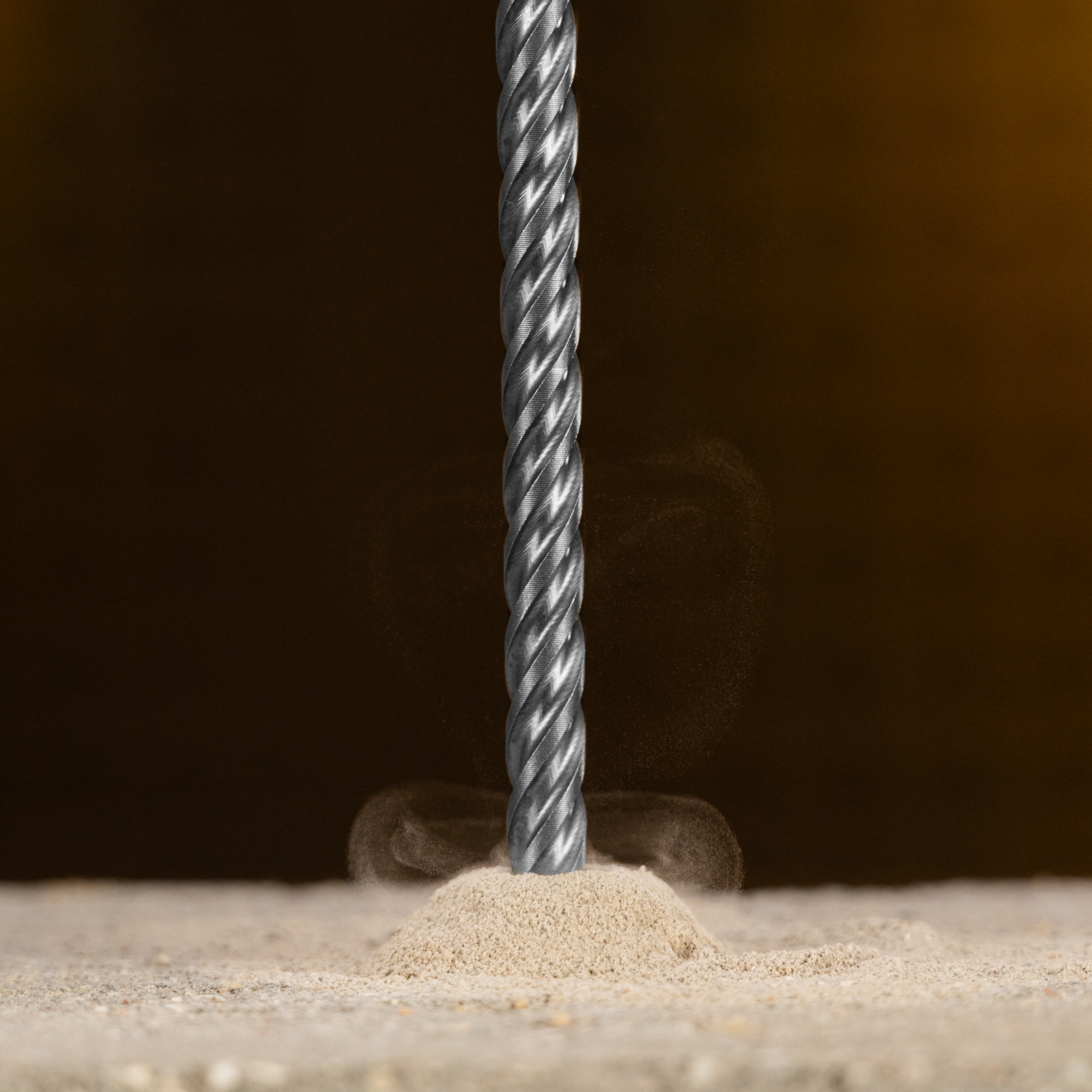 Бур по бетону, цельная крестовая пластина, 10x265 мм, SDS PLUS Denzel