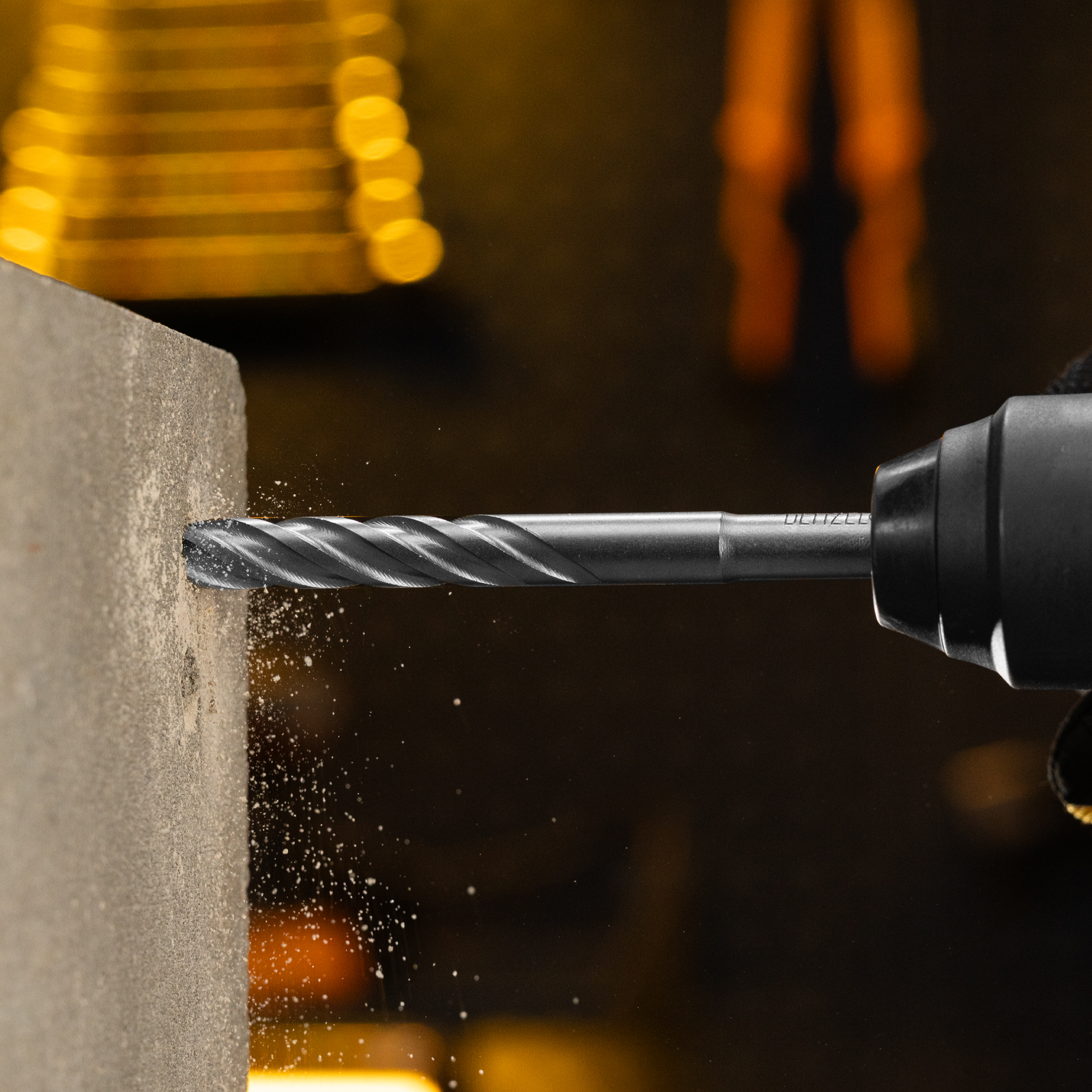 Бур по бетону, цельная крестовая пластина, 12x165 мм, SDS PLUS Denzel