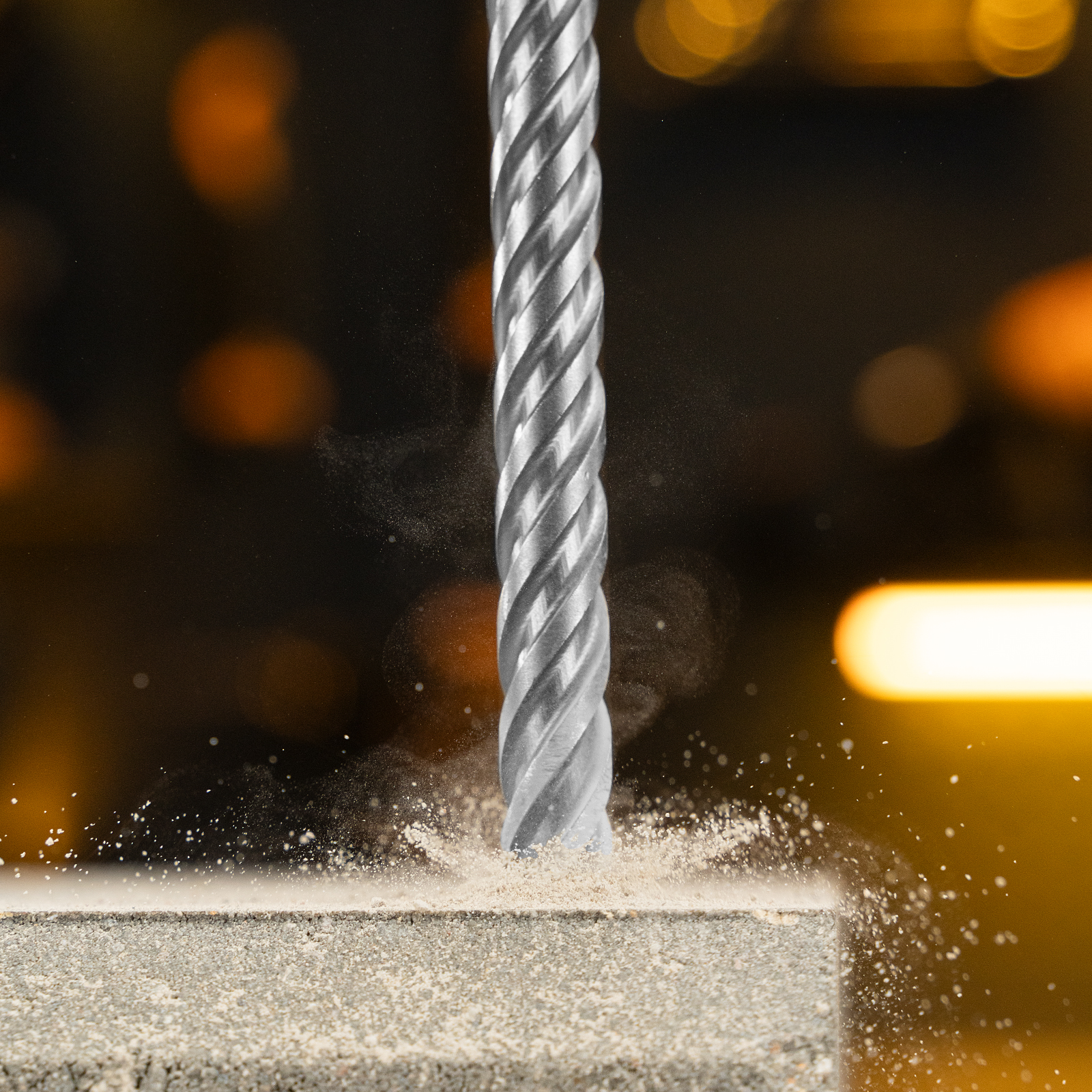 Бур по бетону, цельная крестовая пластина, 14x215 мм, SDS PLUS Denzel