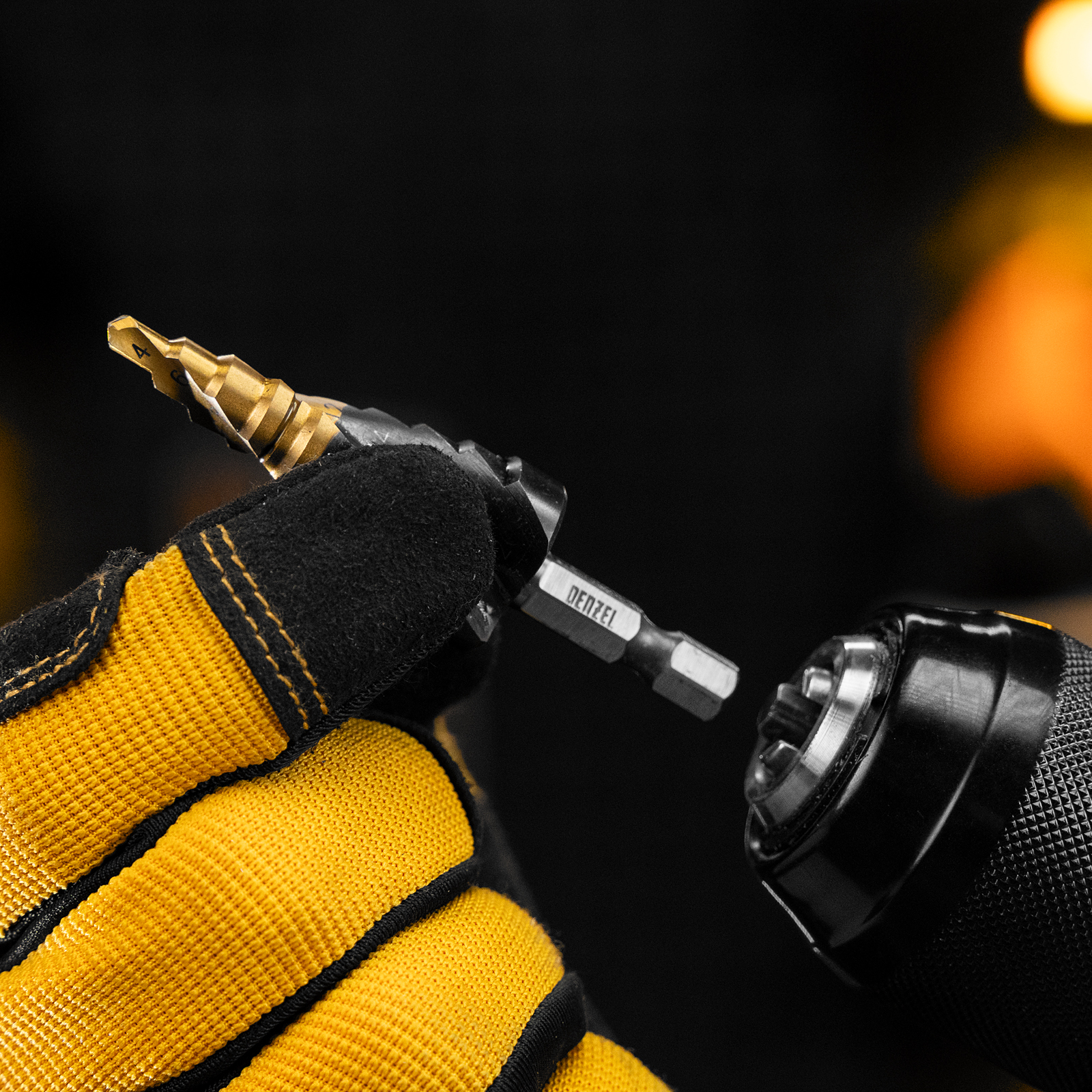 Сверло ступенчатое 4-6-8-10-12-14-16-18-20 мм, Р6М5, 6-гр. хвостовик Denzel