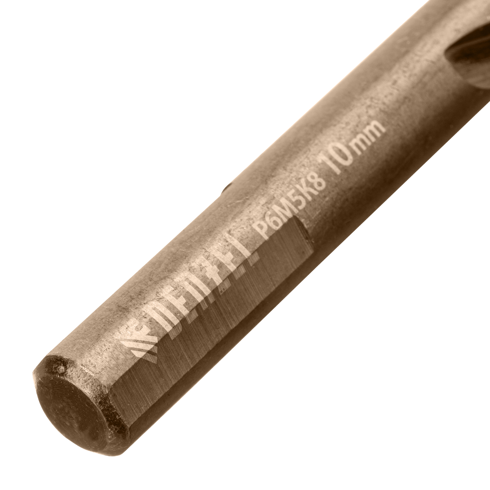 Набор сверл по металлу, 1-10 мм, Р6М5К8-TiN, Golden Tip, 10 шт Denzel