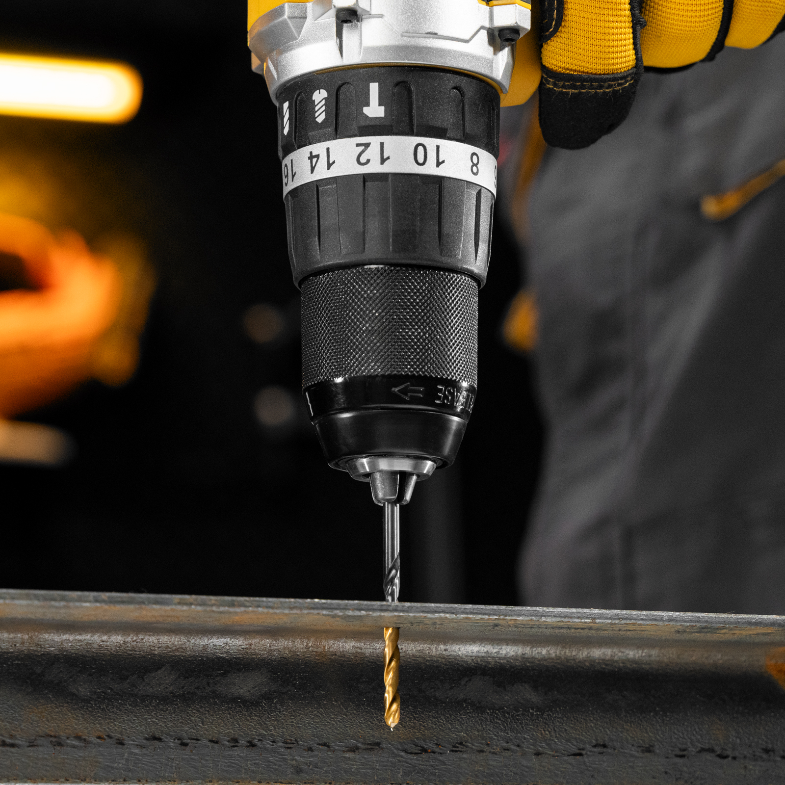 Набор сверл по металлу, 1-13 мм, Р6М5К8-TiN, Golden Tip, 25 шт Denzel