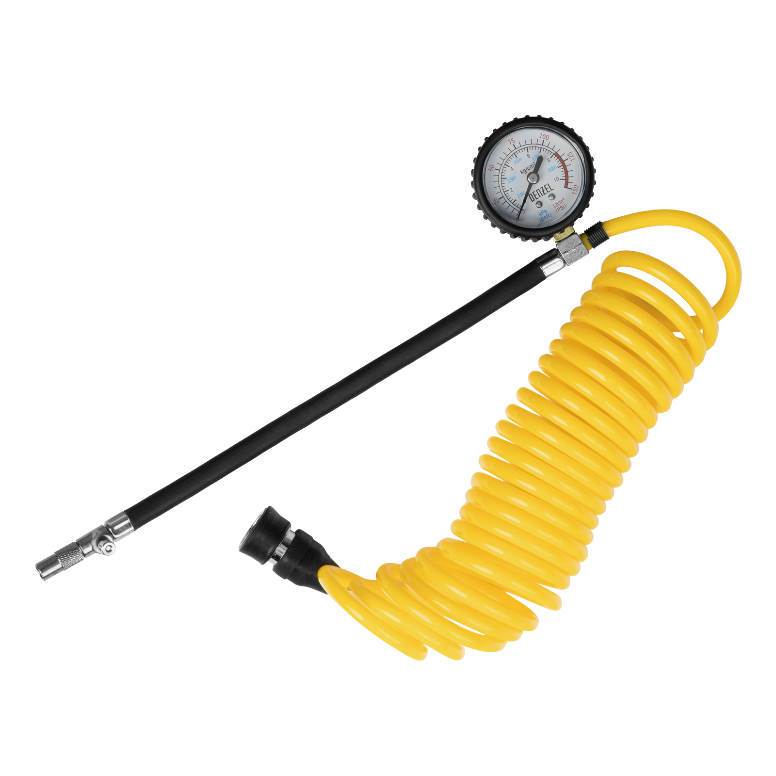 Компрессор автомобильный AC-75, 12 В, 10 атм., 75 л/мин, LED Denzel