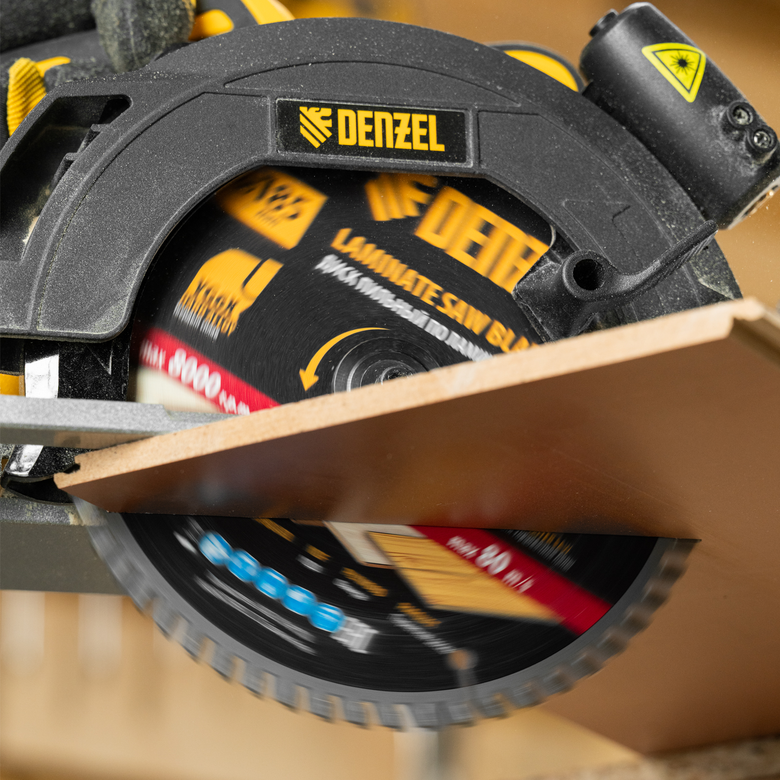 Пильный диск по ламинату ф185 х 30 мм, 60 зубьев Denzel