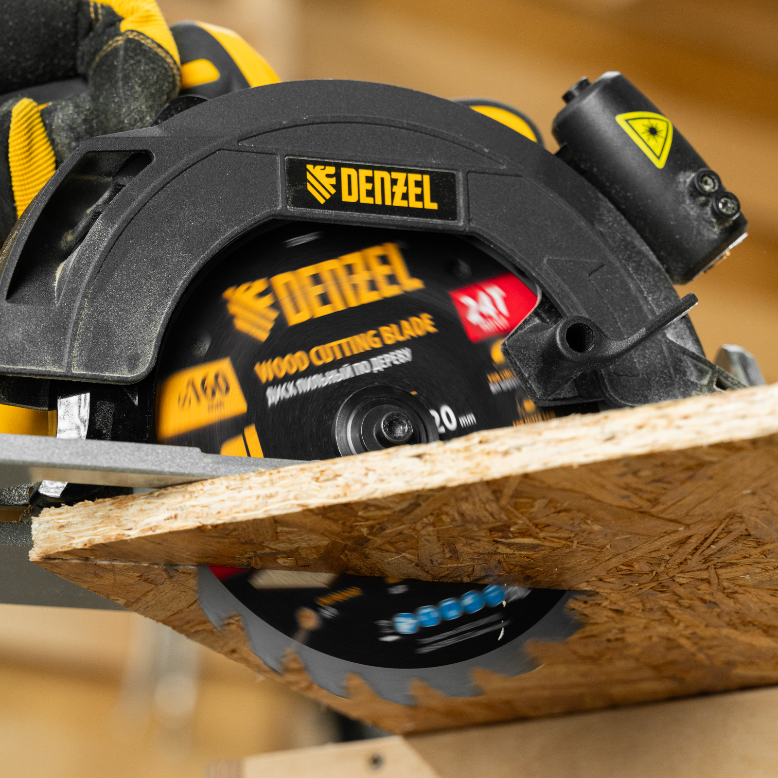 Пильный диск по дереву ф160 х 20 мм, 24 зубьев Denzel