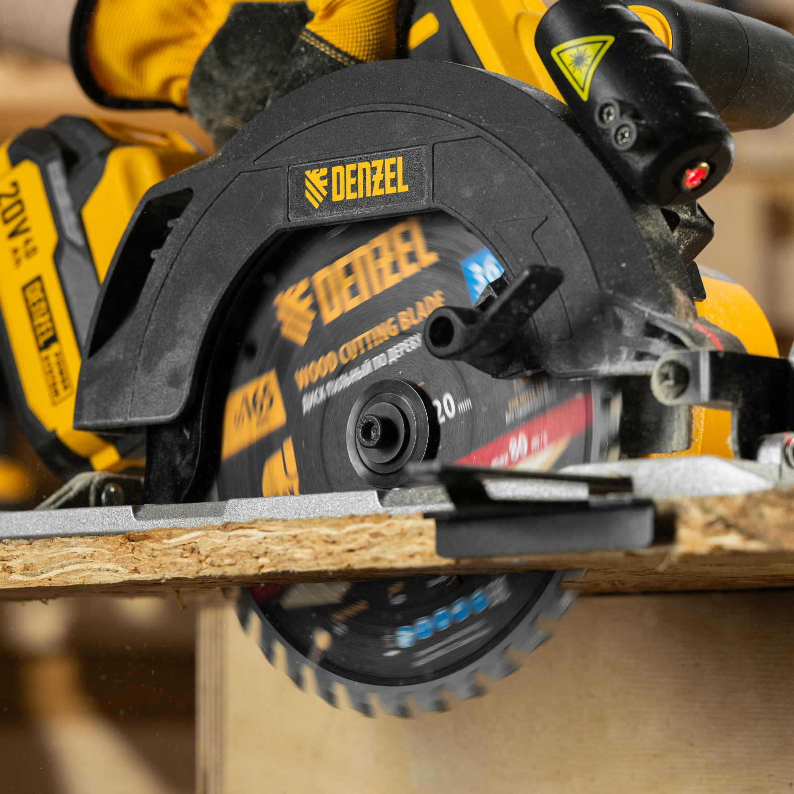 Пильный диск по дереву ф165 х 20 мм, 36 зубьев Denzel
