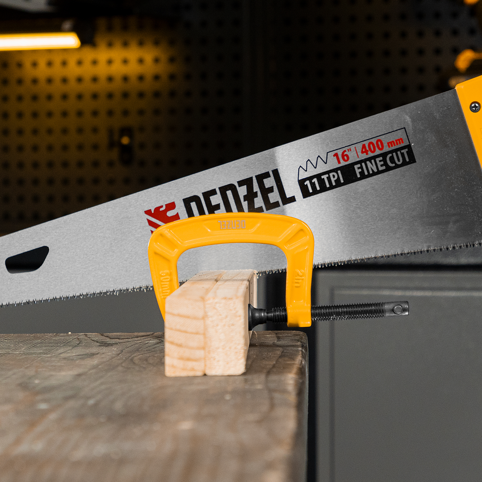 Струбцина G-образная, усиленная, 50 мм Denzel