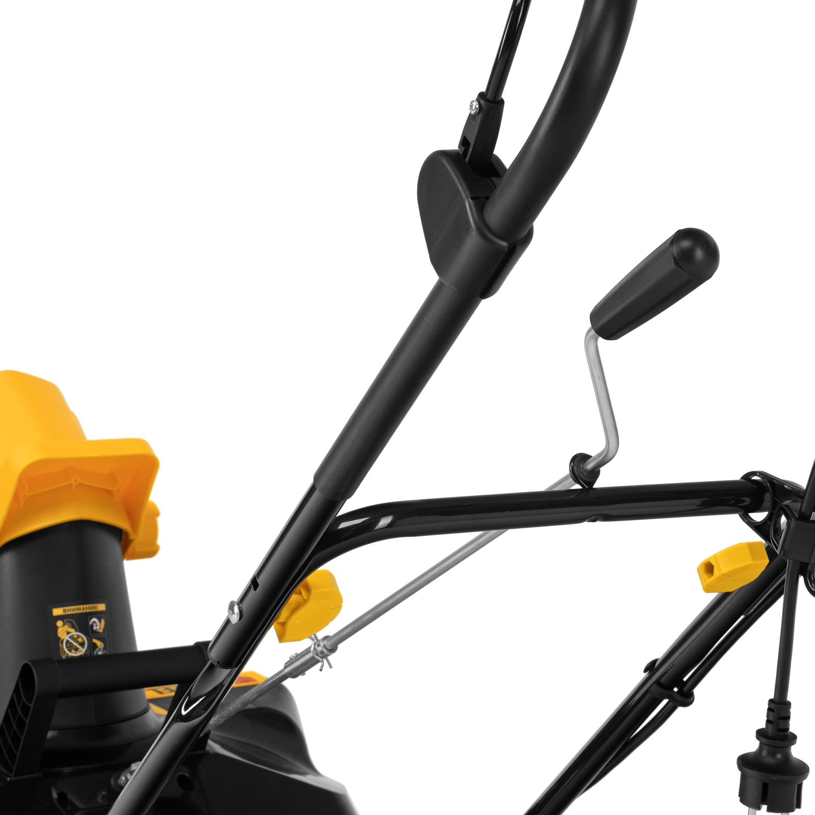 Электрическая снегоуборочная машина ESB-460-M, 1.8 кВт, металлический шнек, LED фара Denzel