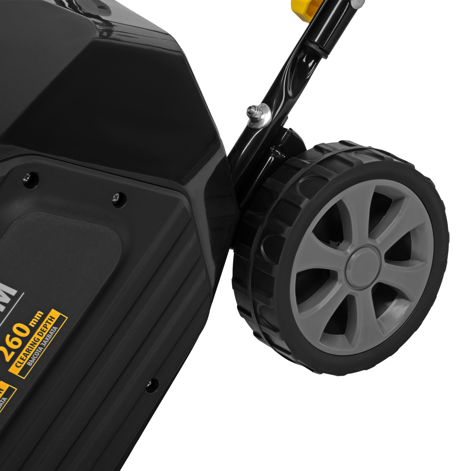 Электрическая снегоуборочная машина ESB-460-M, 1.8 кВт, металлический шнек, LED фара Denzel