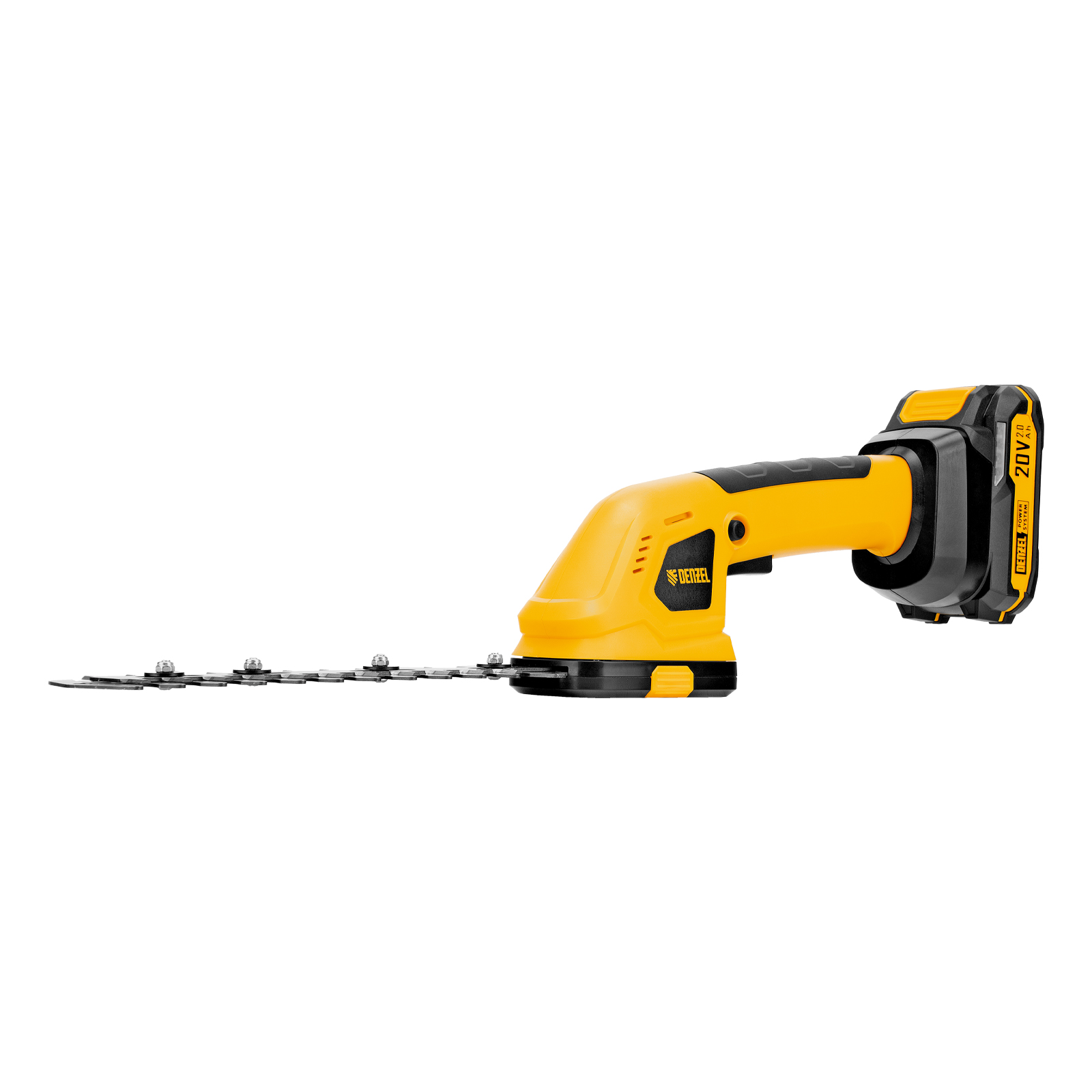 Ножницы-кусторез аккумуляторные GS-20, Li-Ion, 20 В Denzel