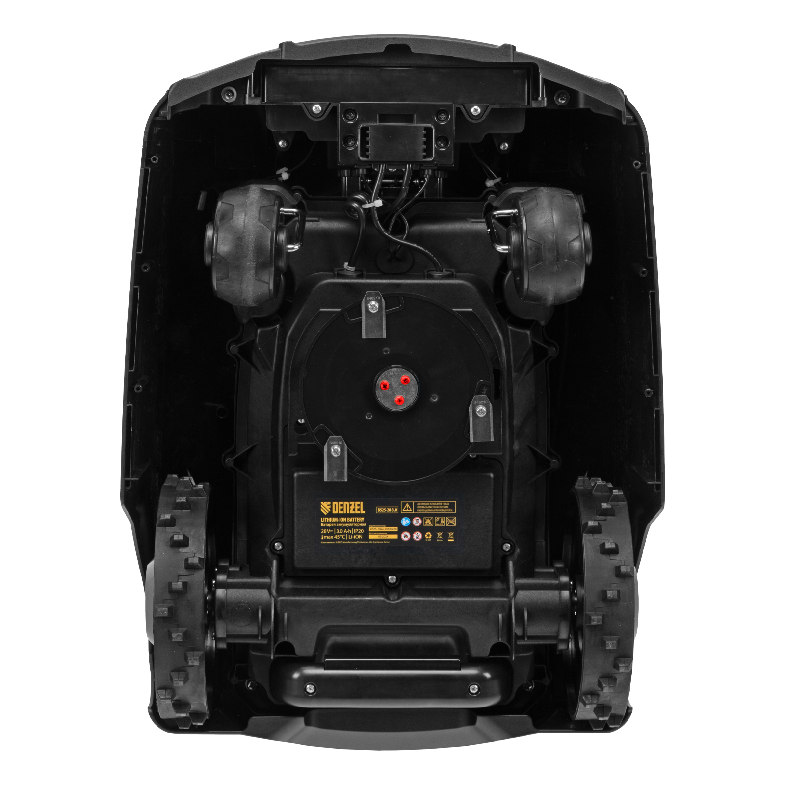 Робот-газонокосилка Grass Master 1000  1000м², 3Ач, 28V, LCD дисплей, Wi-Fi Denzel