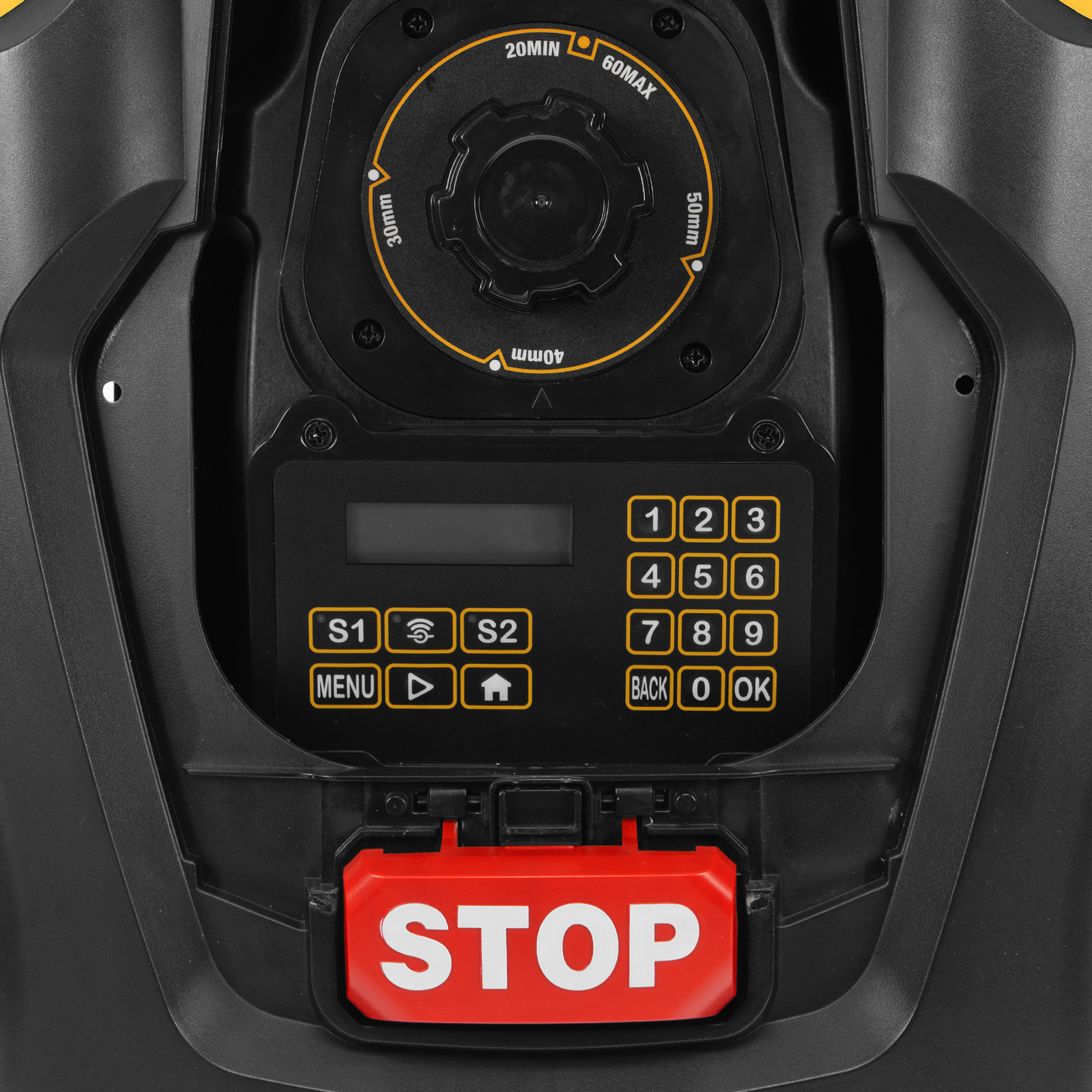 Робот-газонокосилка Grass Master 1000  1000м², 3Ач, 28V, LCD дисплей, Wi-Fi Denzel