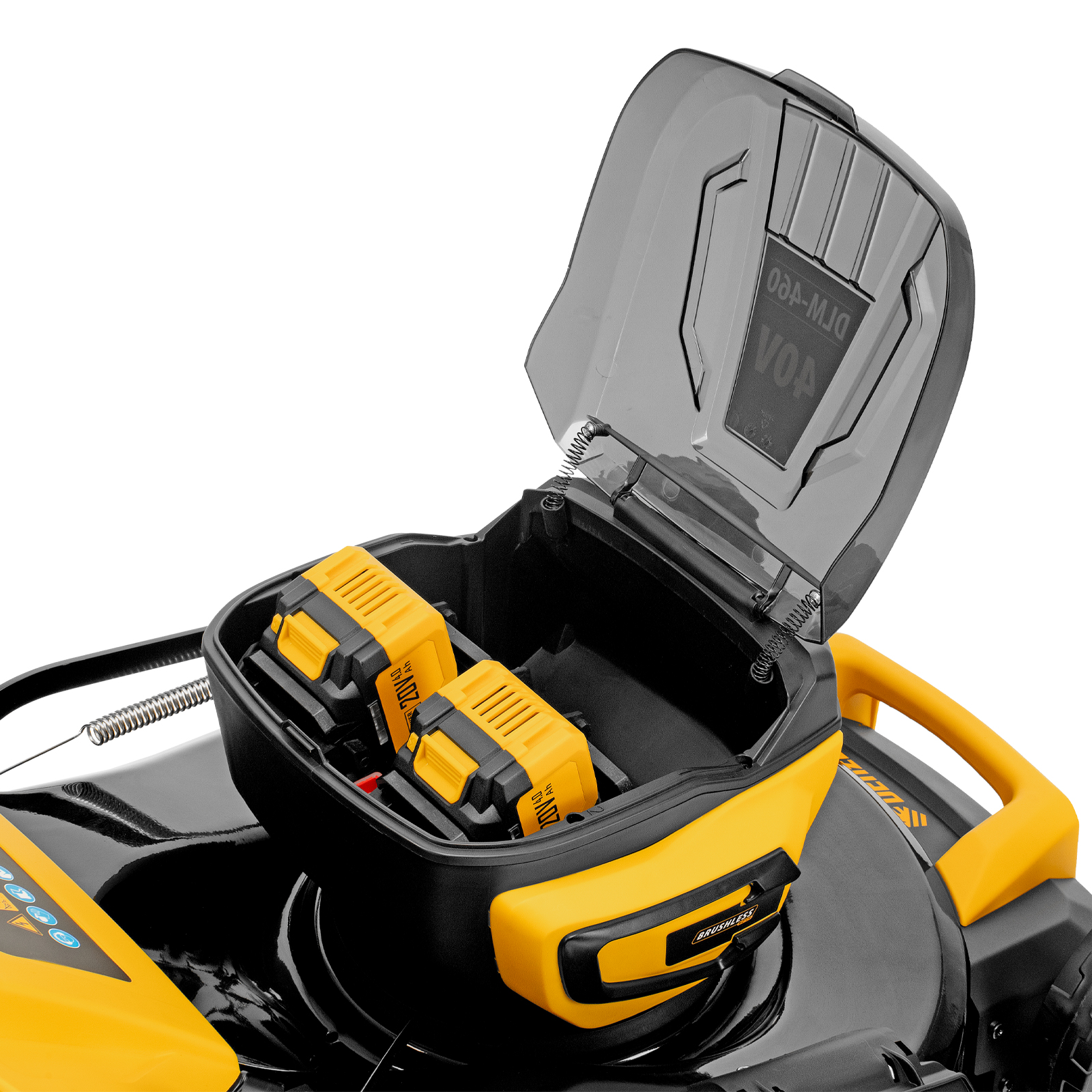 Газонокосилка аккумуляторная бесщет. DLM-460, 460 мм, травосб. 65 л., Li-Ion, 40 В Denzel