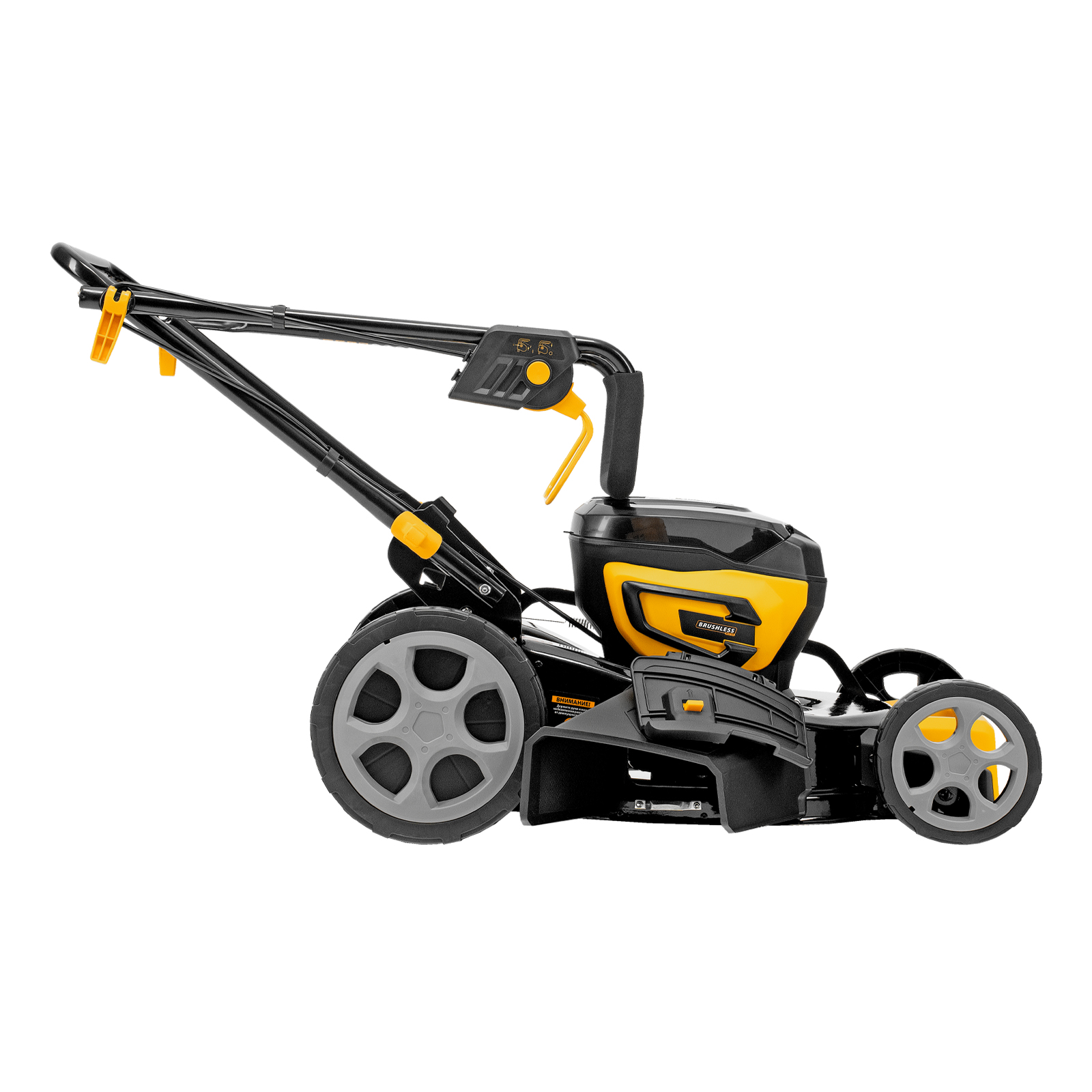 Газонокосилка аккумуляторная бесщет. DLM-460, 460 мм, травосб. 65 л., Li-Ion, 40 В Denzel