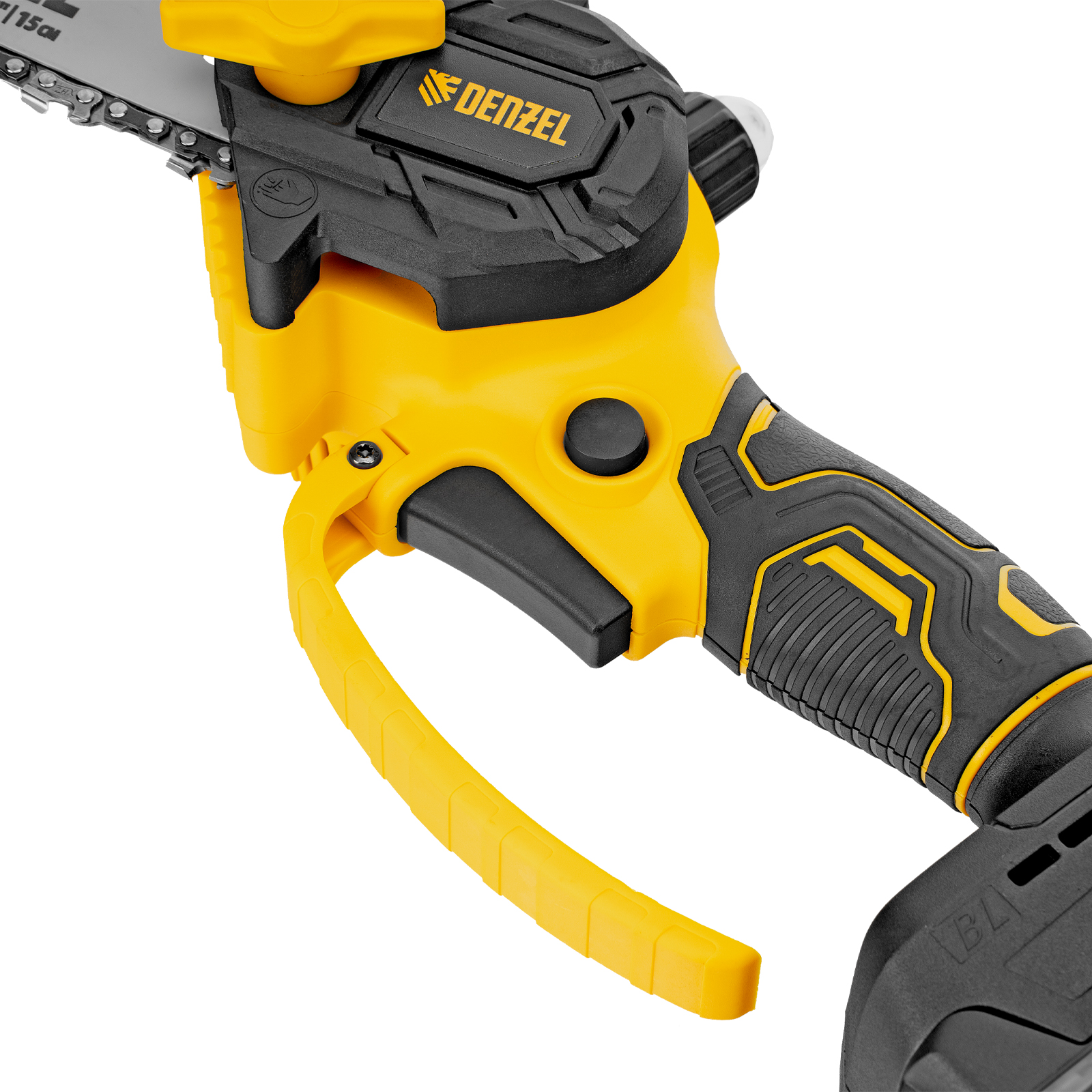 Цепная мини-пила аккумуляторная бесщет., CCS-150, шина 150 мм, Li-Ion, 20 В Denzel
