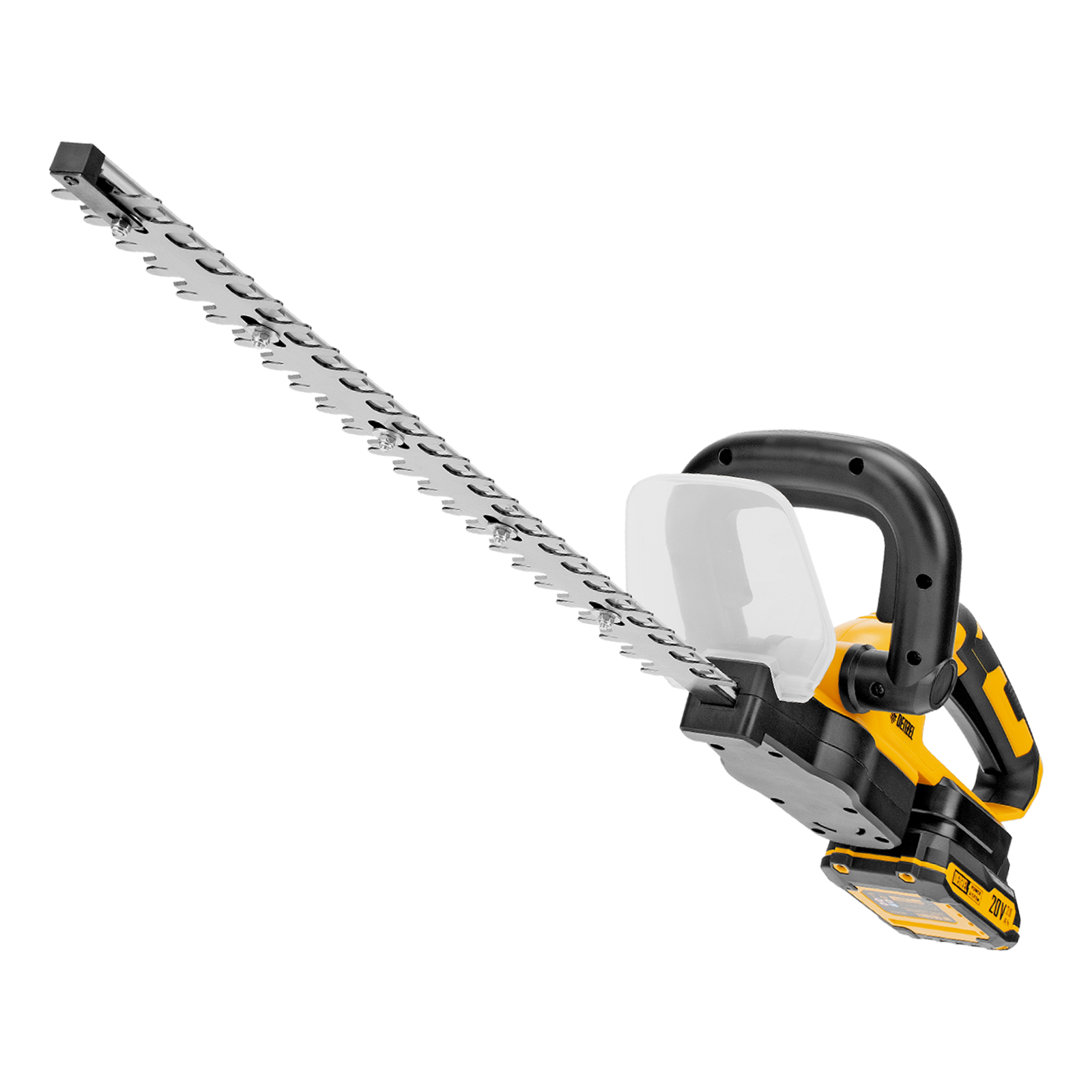 Кусторез аккумуляторный HTD-510, нож 510 мм, Li-Ion, 20 В Denzel