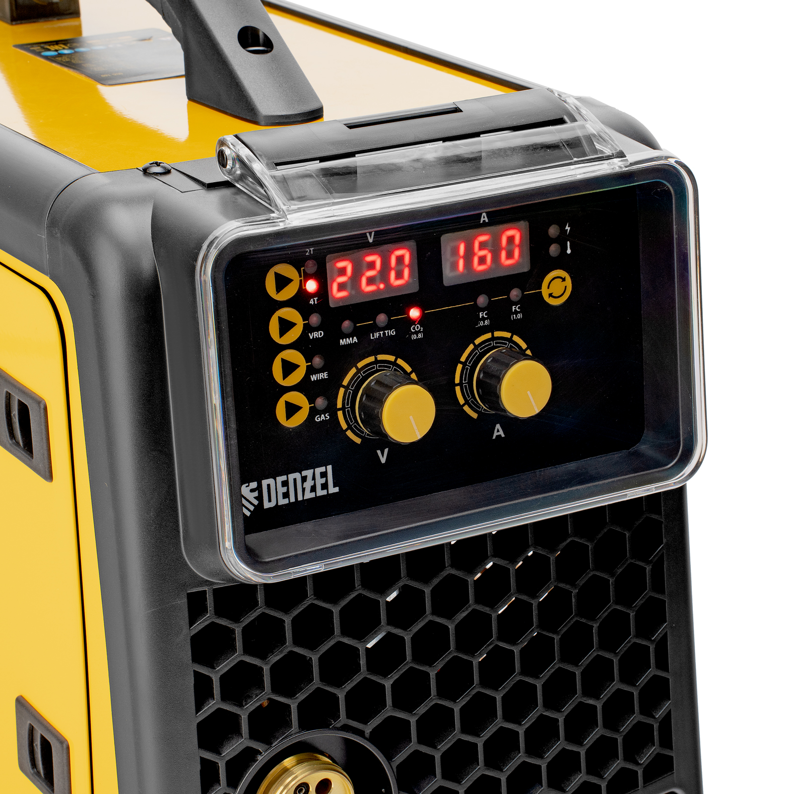 Аппарат инвертор. полуавтомат. сварки  MIG-160, 160 А, ПВ 60%, катушка 5 кг// Denzel