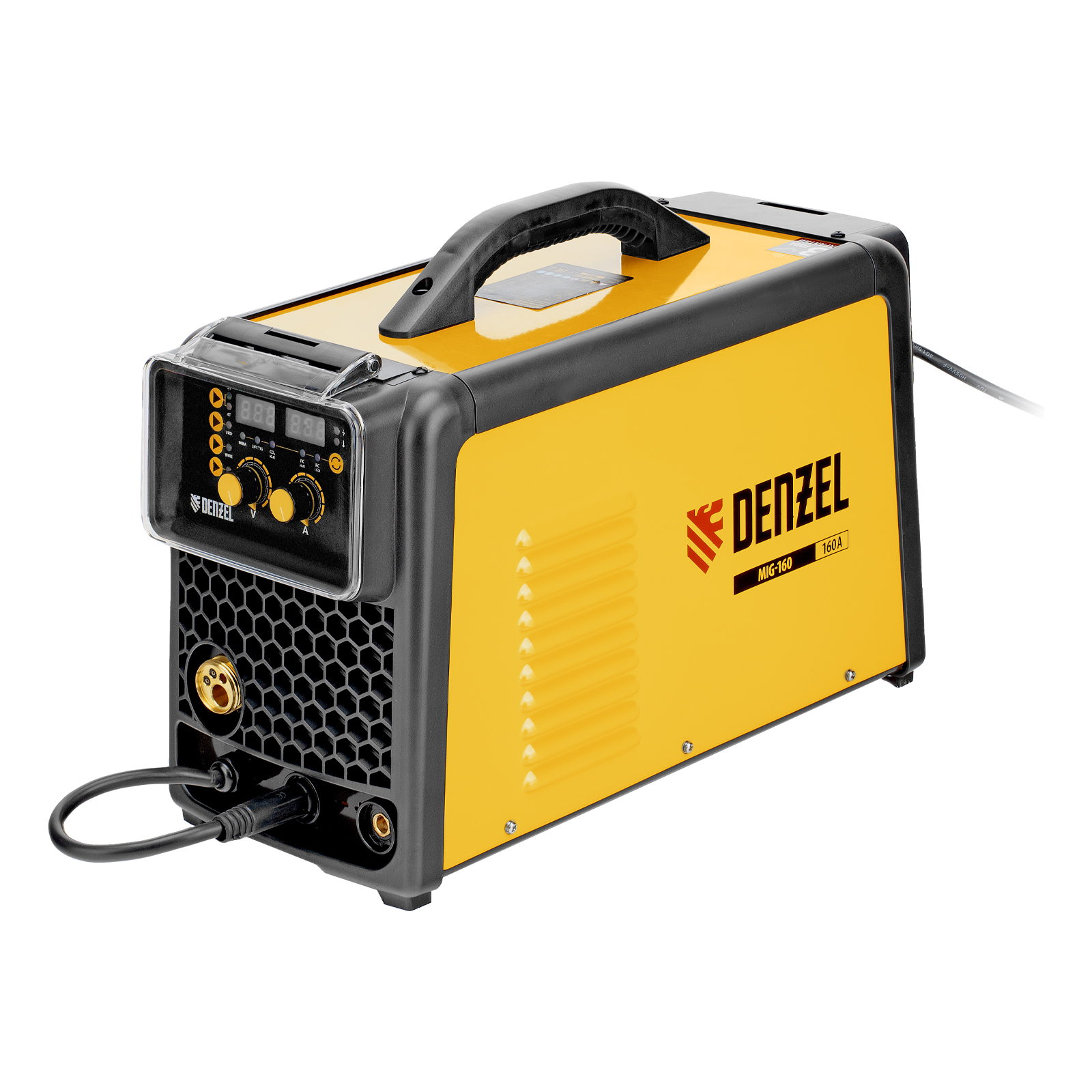Аппарат инвертор. полуавтомат. сварки MIG-160, 160 А, ПВ 60%, катушка 5 кг// Denzel