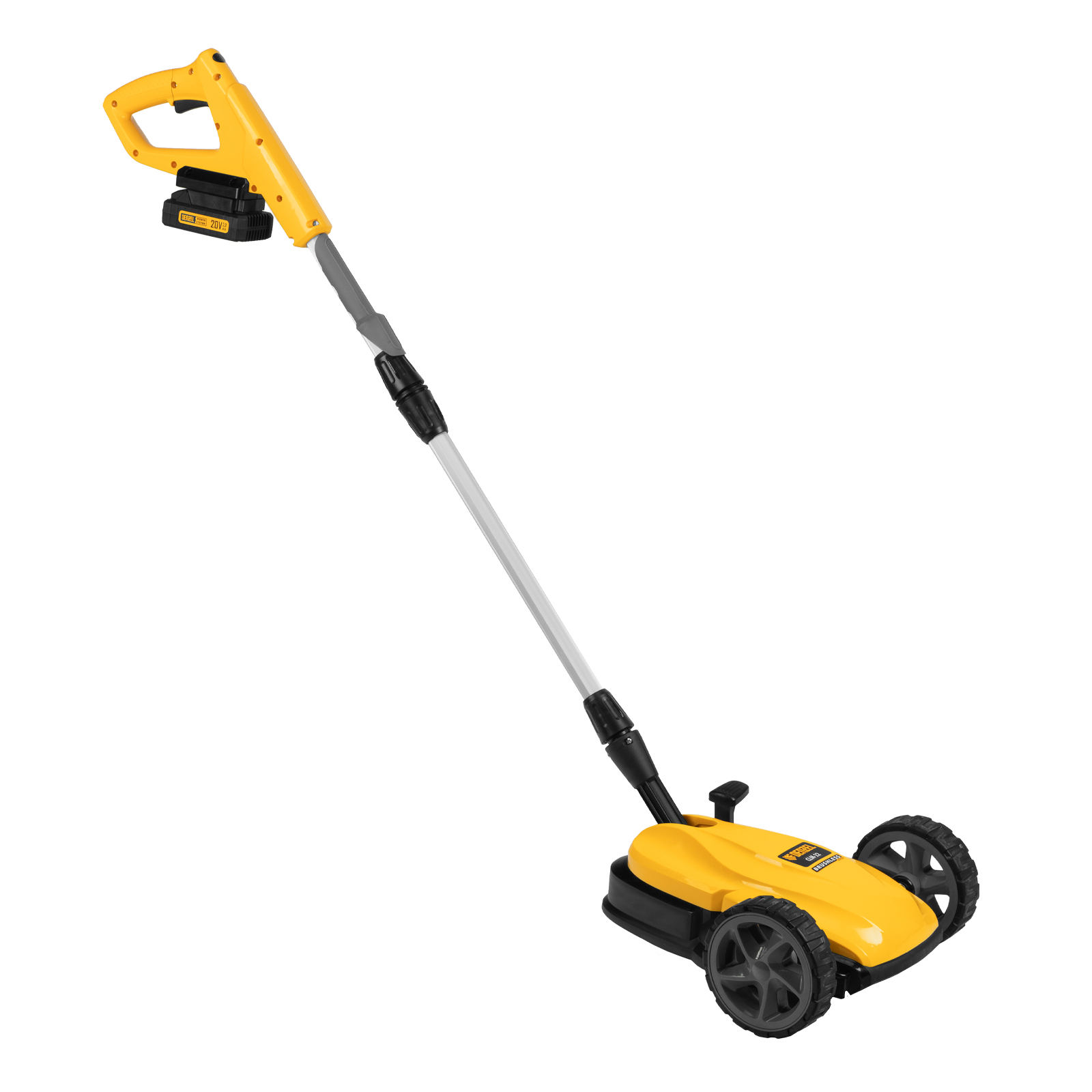 Портативная аккумуляторная газонокосилка CLM-22, Li-ion, 20В, 220 мм // Denzel