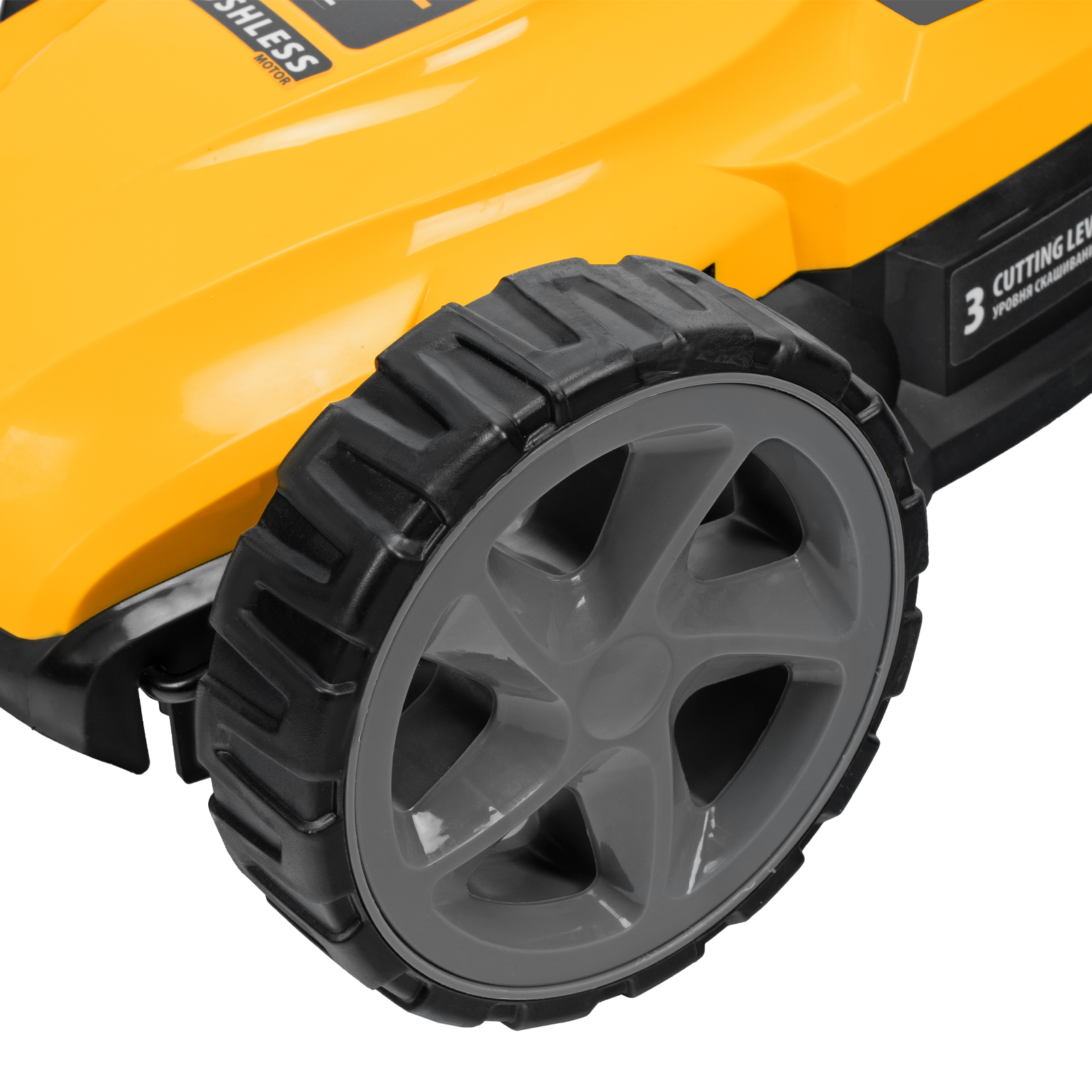 Портативная аккумуляторная газонокосилка CLM-22, Li-ion, 20В, 220 мм // Denzel