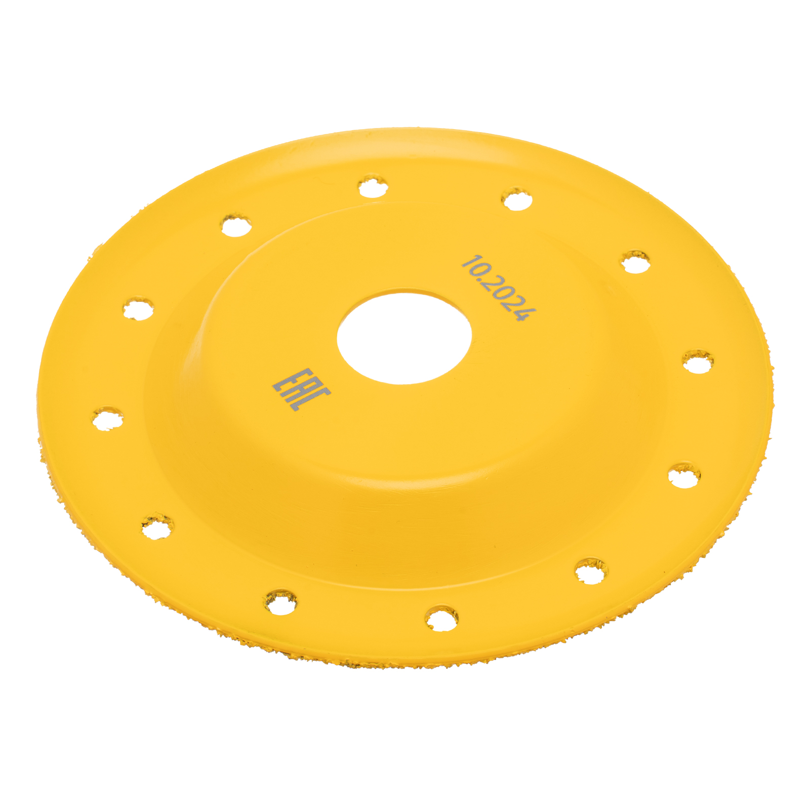 Чашка твёрдосплавная зачистная,125 мм, Наклонная, мелкое зерно #32// Denzel