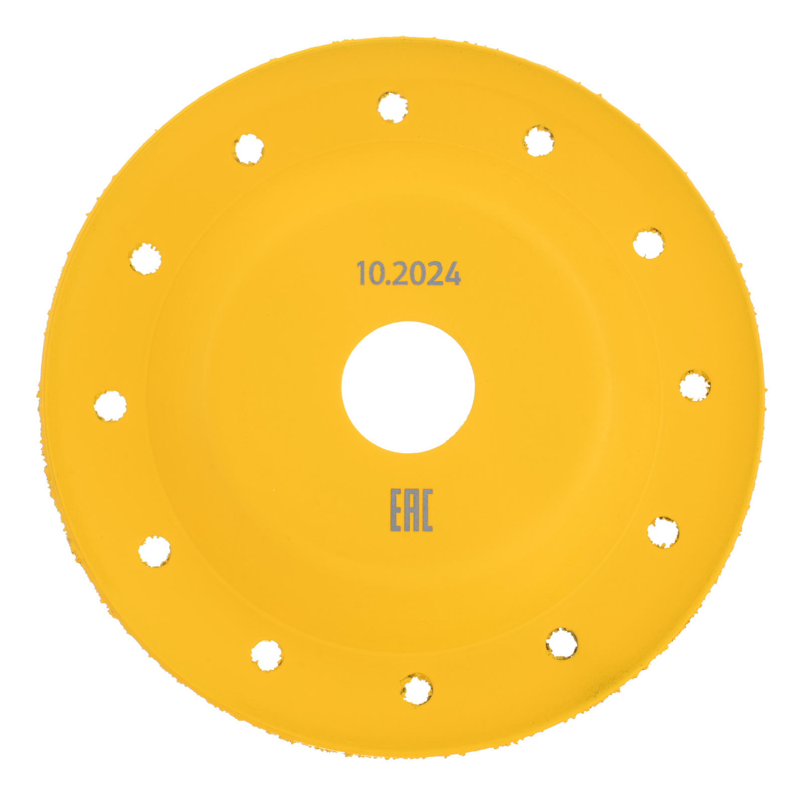 Чашка твёрдосплавная зачистная,125 мм, Наклонная, мелкое зерно #32// Denzel