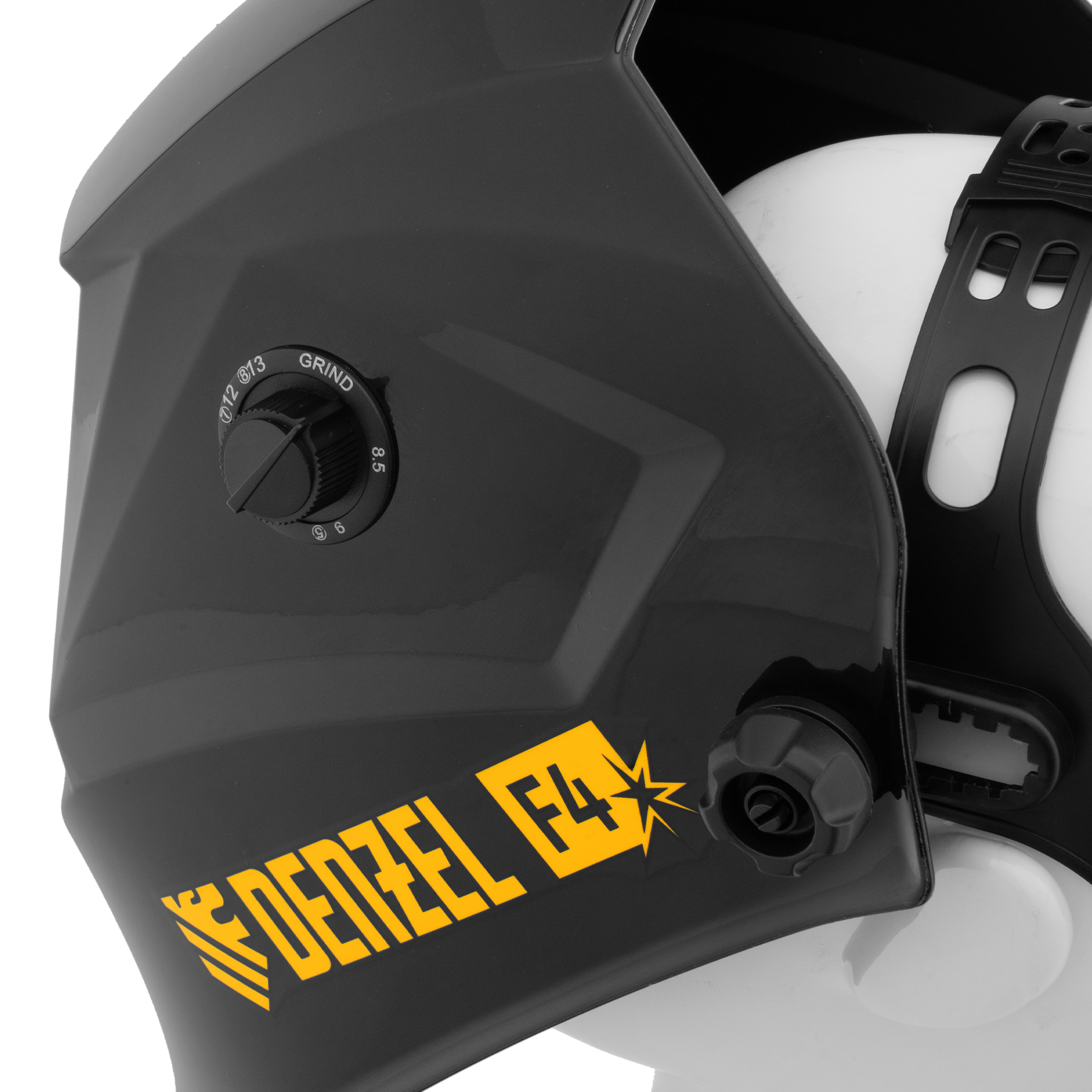 Щиток защитный лицевой (маска сварщика) F4, см. окно 90х35, DIN4/9-13// Denzel