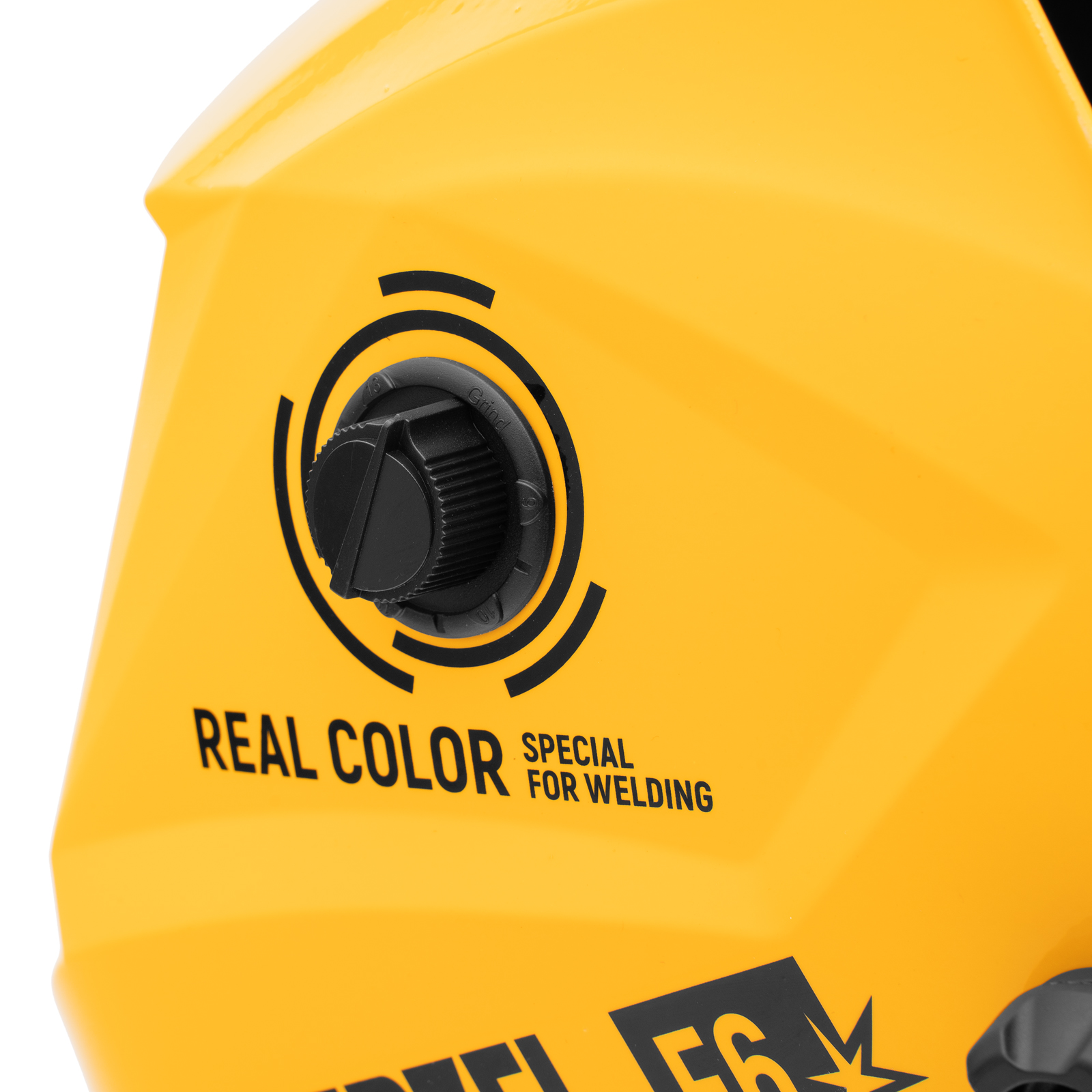 Щиток защитный лицевой (маска сварщика) F6, см. окно 93х43, Real Color, DIN4/5-8/9-13// Denzel