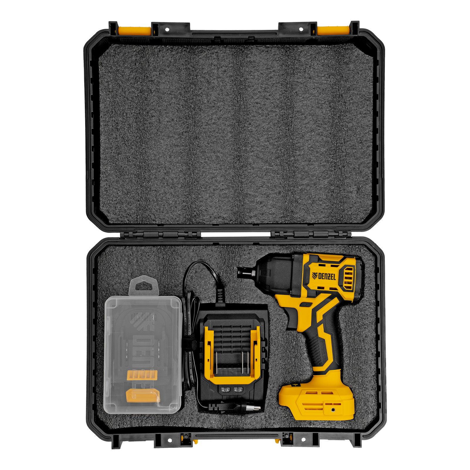 Гайковерт ударный аккумуляторный бесщет. CIWH-BL-20-500, Li-Ion, 20 В// Denzel