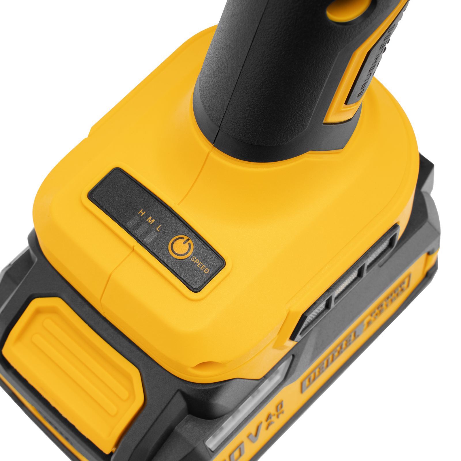 Машина шлифовальная угловая аккумуляторная бесщет. AGH-BL-20-125, Li-Ion, 20 В// Denzel