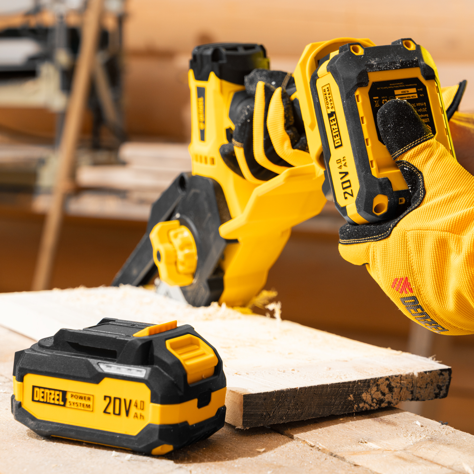 Батарея аккумуляторная BH-20-4.0, Li-Ion, 20 В, 4,0 Ач// Denzel