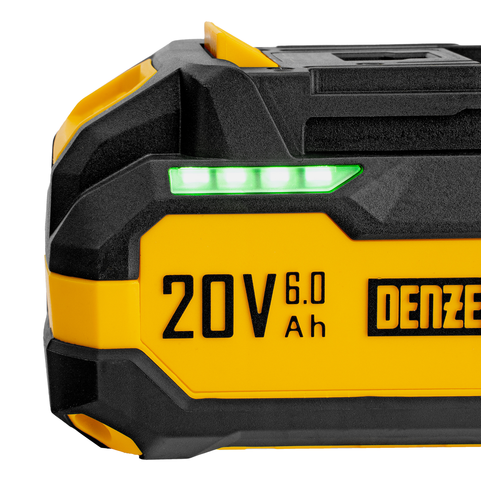 Батарея аккумуляторная BH-20-6.0, Li-Ion, USB, 20 В, 6,0 Ач// Denzel