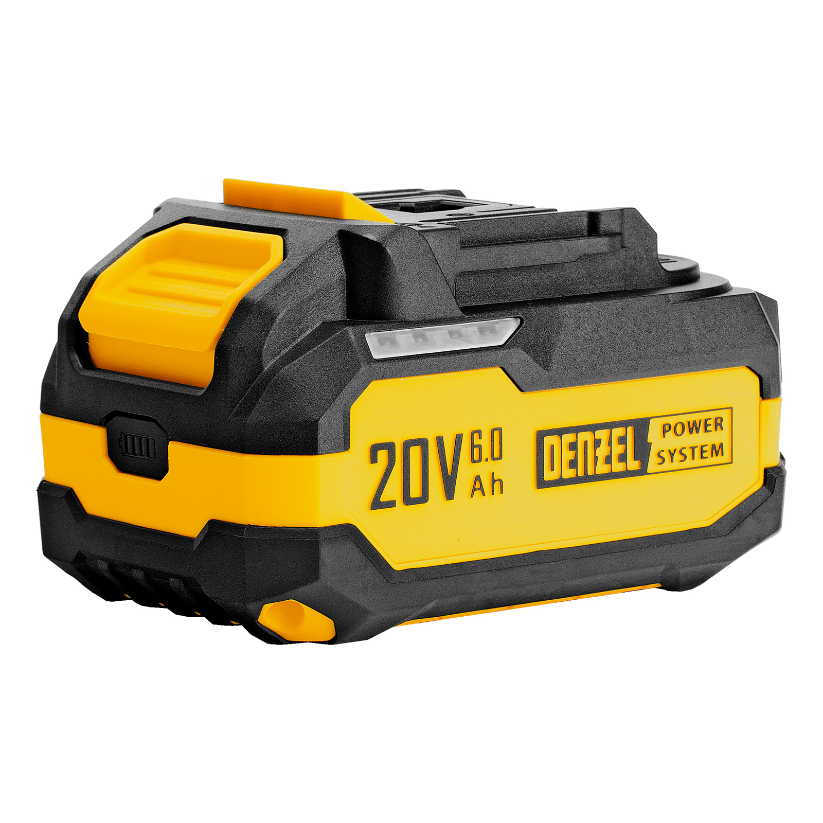 Батарея аккумуляторная BH-20-6.0, Li-Ion, USB, 20 В, 6,0 Ач// Denzel