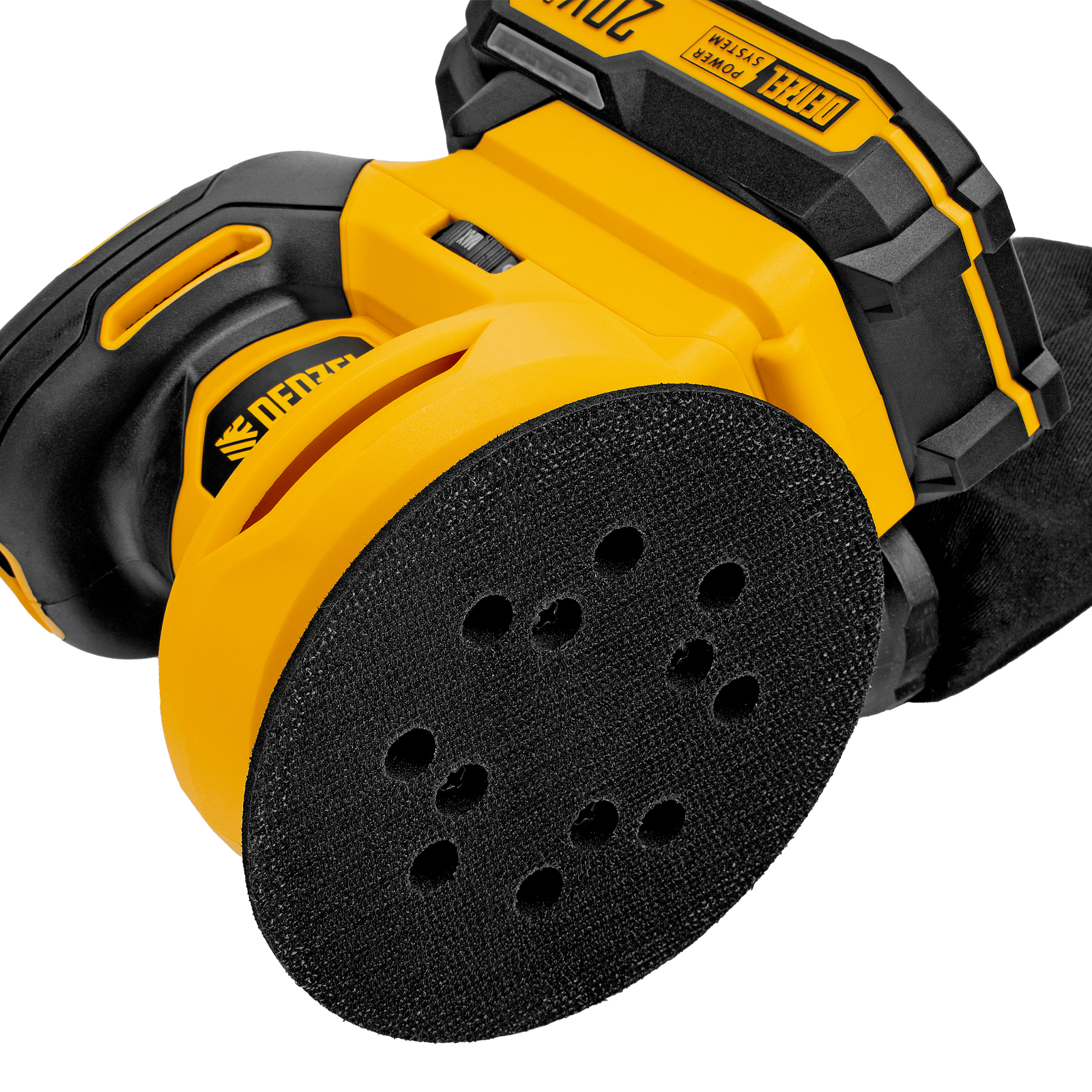 Машина шлифовальная эксцентриковая аккумуляторная CROSH-20-125, Li-Ion, 20 В// Denzel